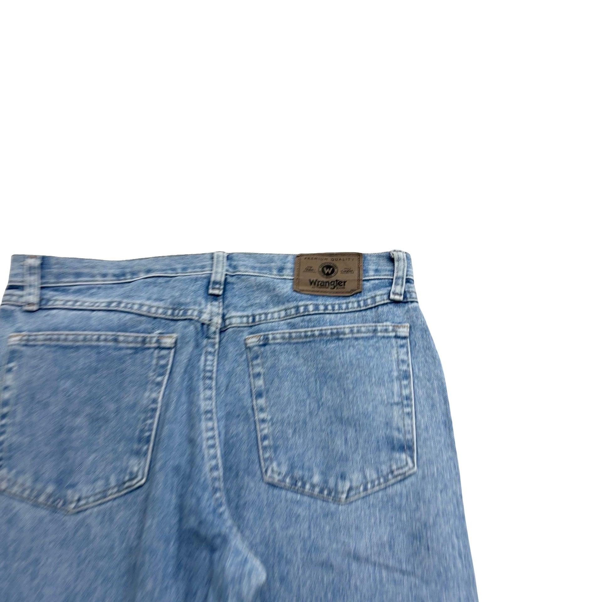 Wrangler Jeans W33 L32 Mens Light Blue Relaxed Straight Fit Denim (E)