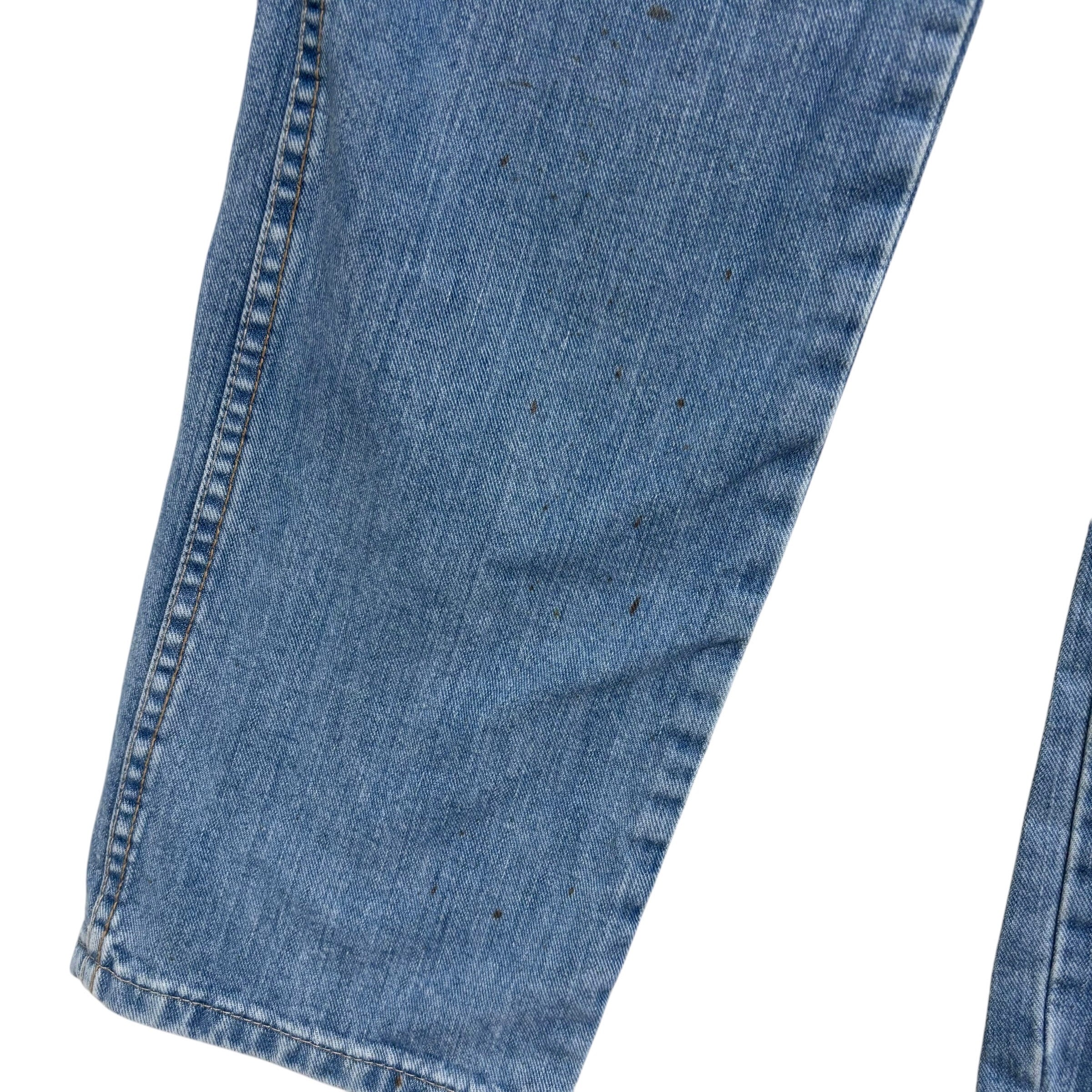 Wrangler Texas Jeans W30 L34 Mens Light Blue Regular Straight Fit Denim (F)