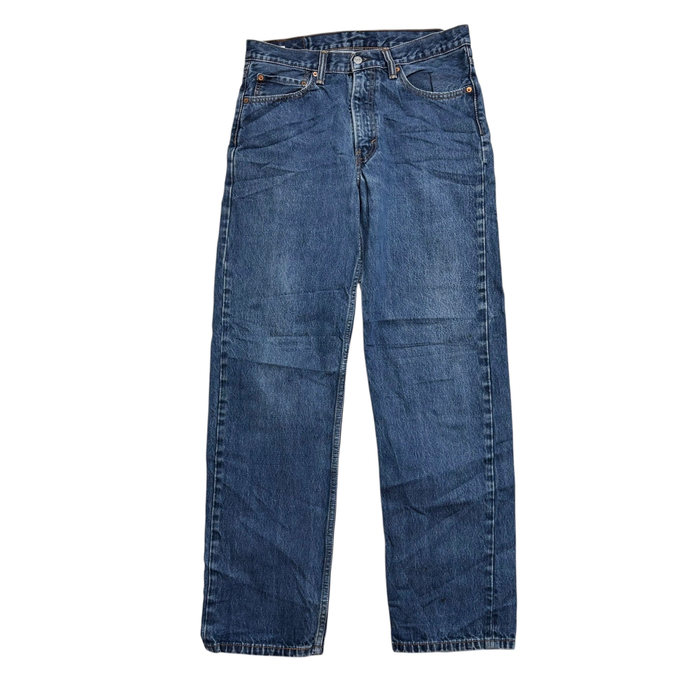 Levis 550 Jeans W33 L34 Mens Mid Blue Baggy Relaxed Straight Fit Denim