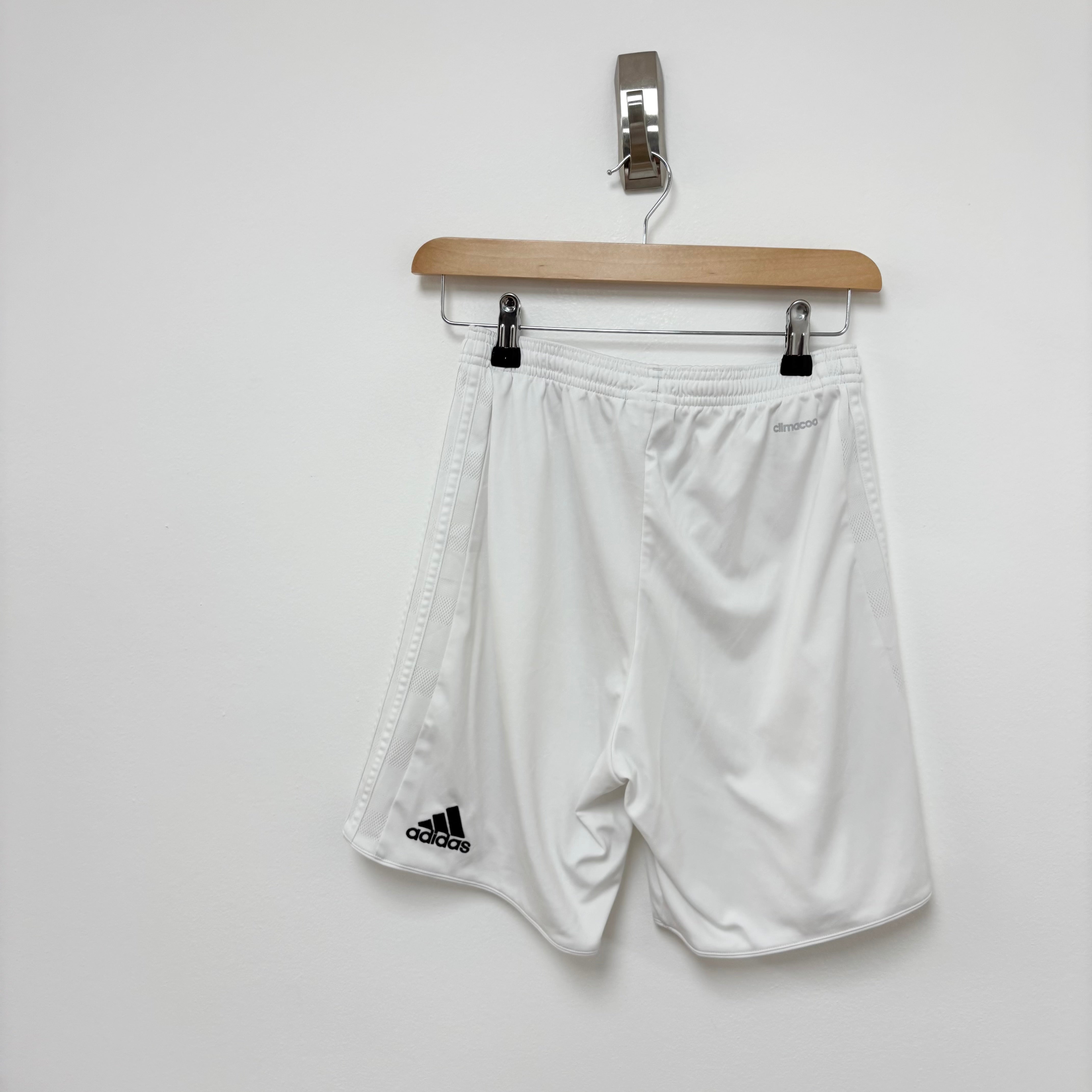 Adidas Shorts Mens Small White Sports Running Gym Athletic