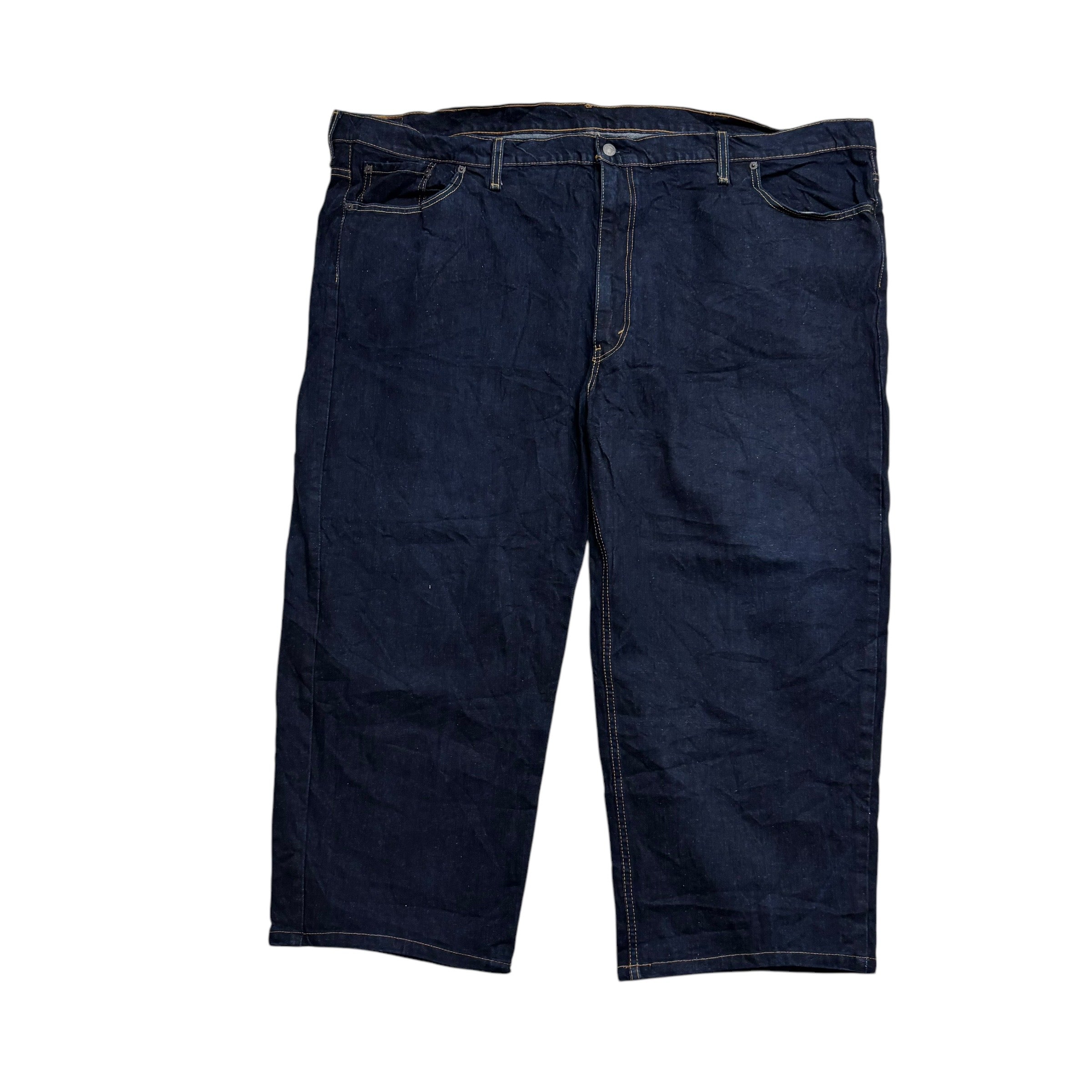 Levis 550 Jeans W54 L26 Mens Dark Blue Baggy Relaxed Straight Fit Stretch (E)