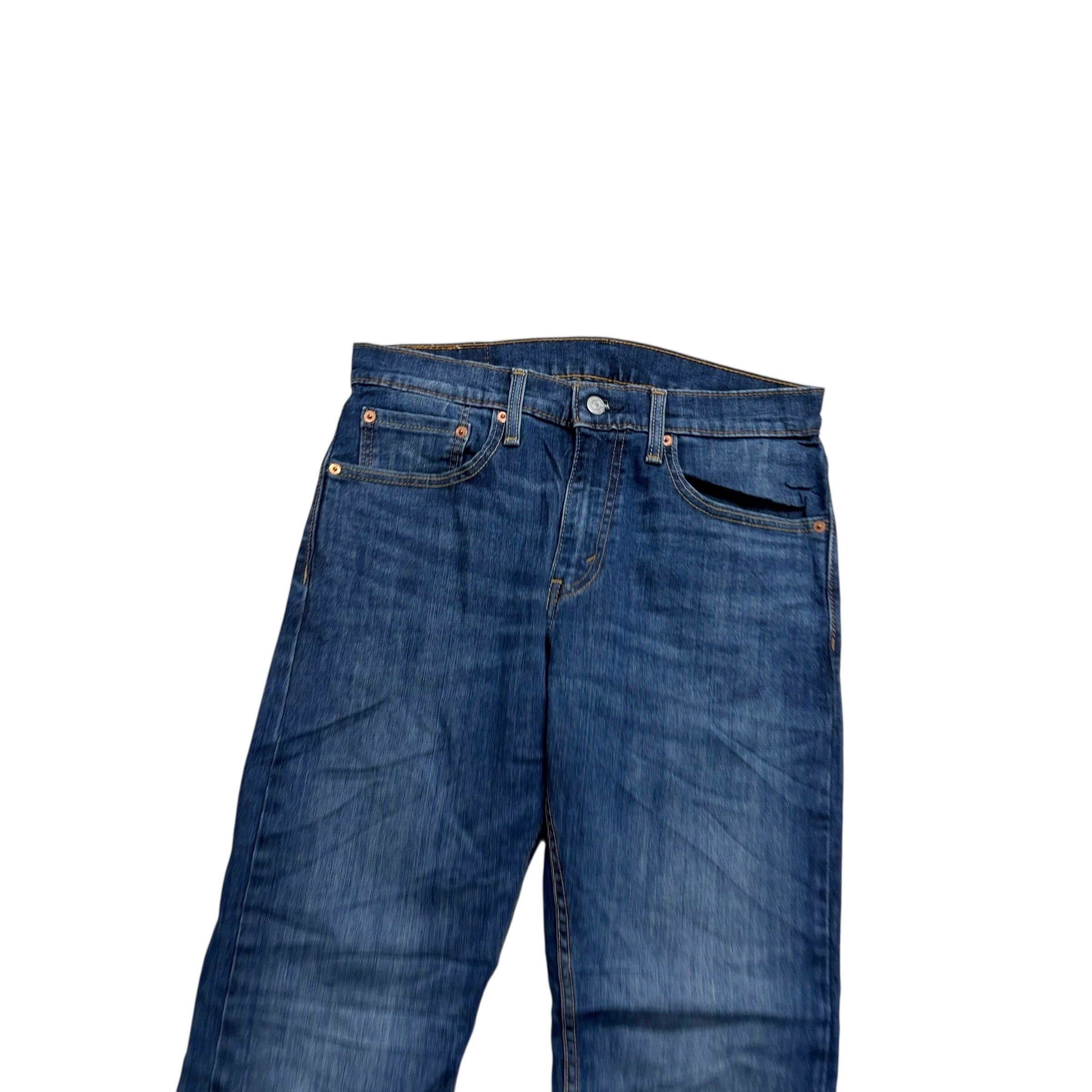 Levis 512 Jeans W31 L30 Mens Dark Blue Slim Tapered Fit Stretch Denim (E)