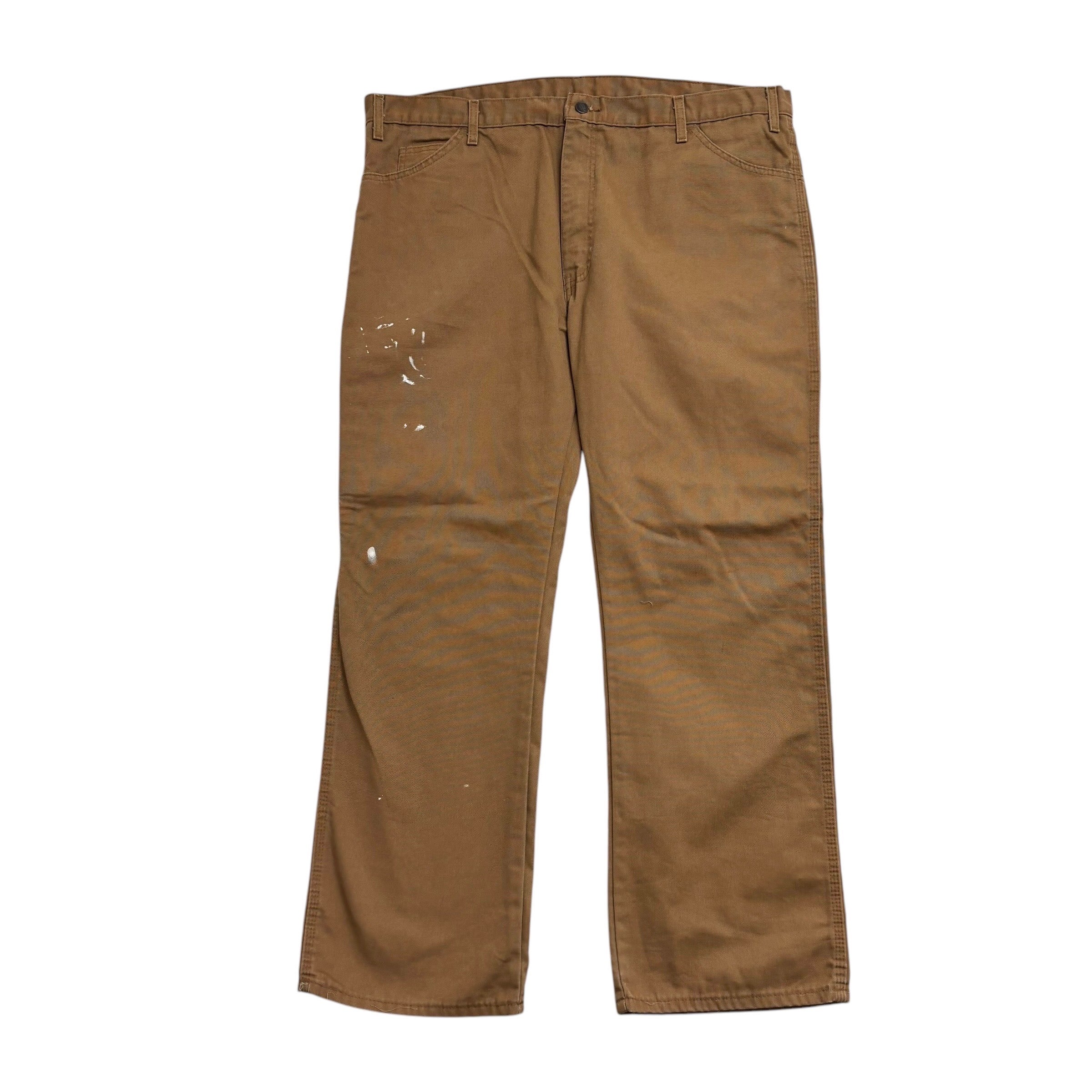 Dickies Carpenter Pants W40 L30 Mens Tan Relaxed Fit Trousers Jeans