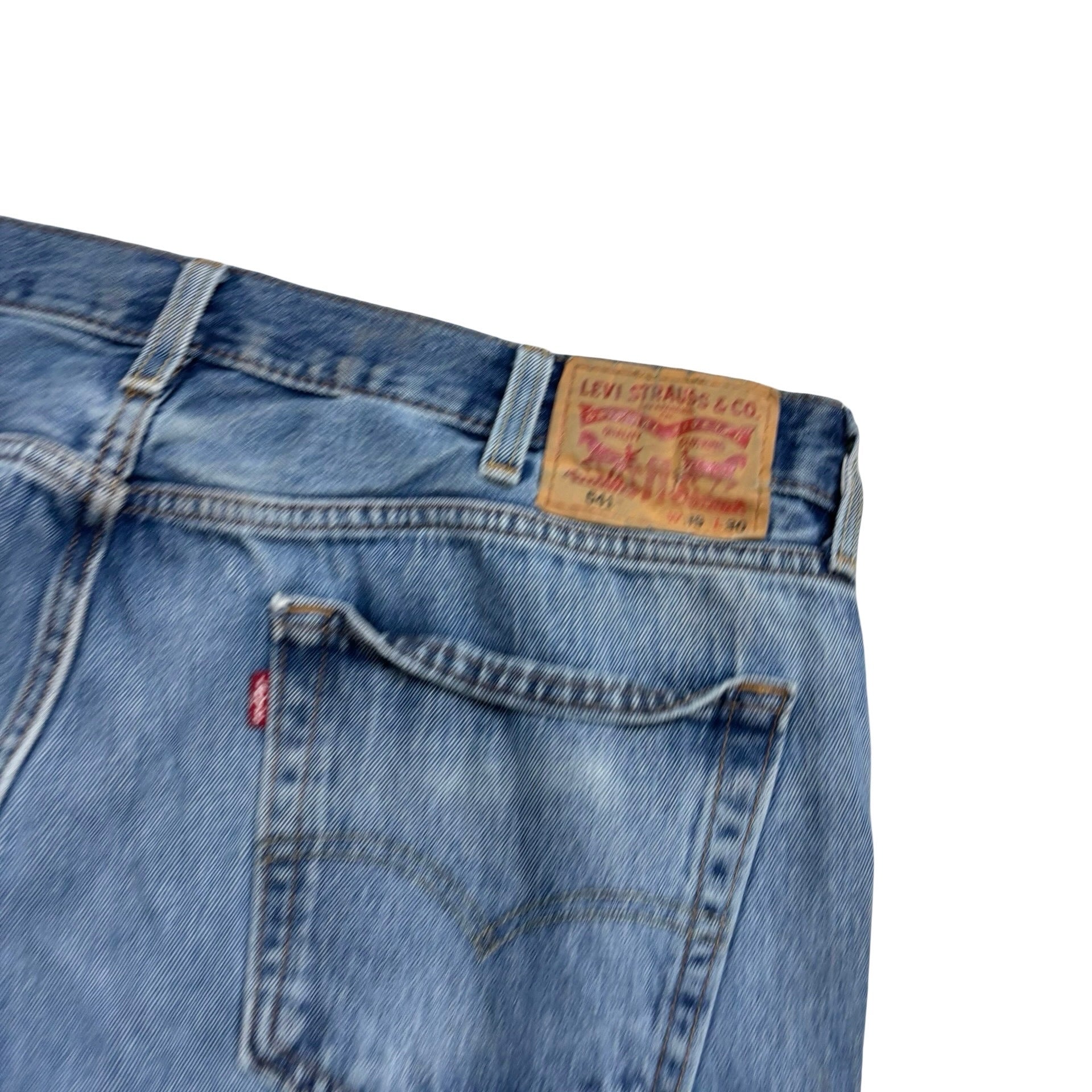 Levis 541 Jeans W39 L29 Mens Light Blue Athletic Tapered Fit Denim