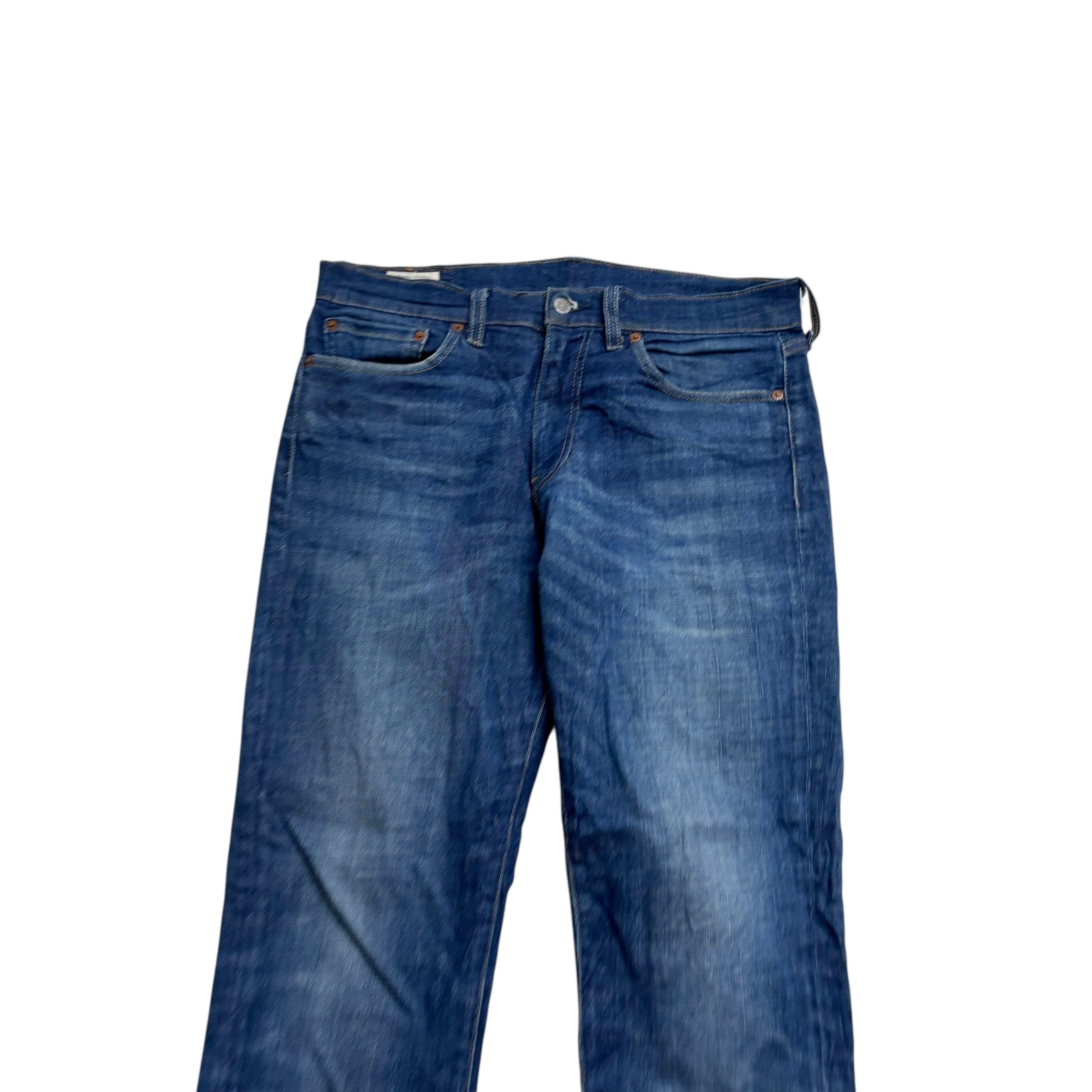 Levis 511 Jeans W33 L34 Mens Mid Blue Slim Fit Stretch Premium Denim (E)