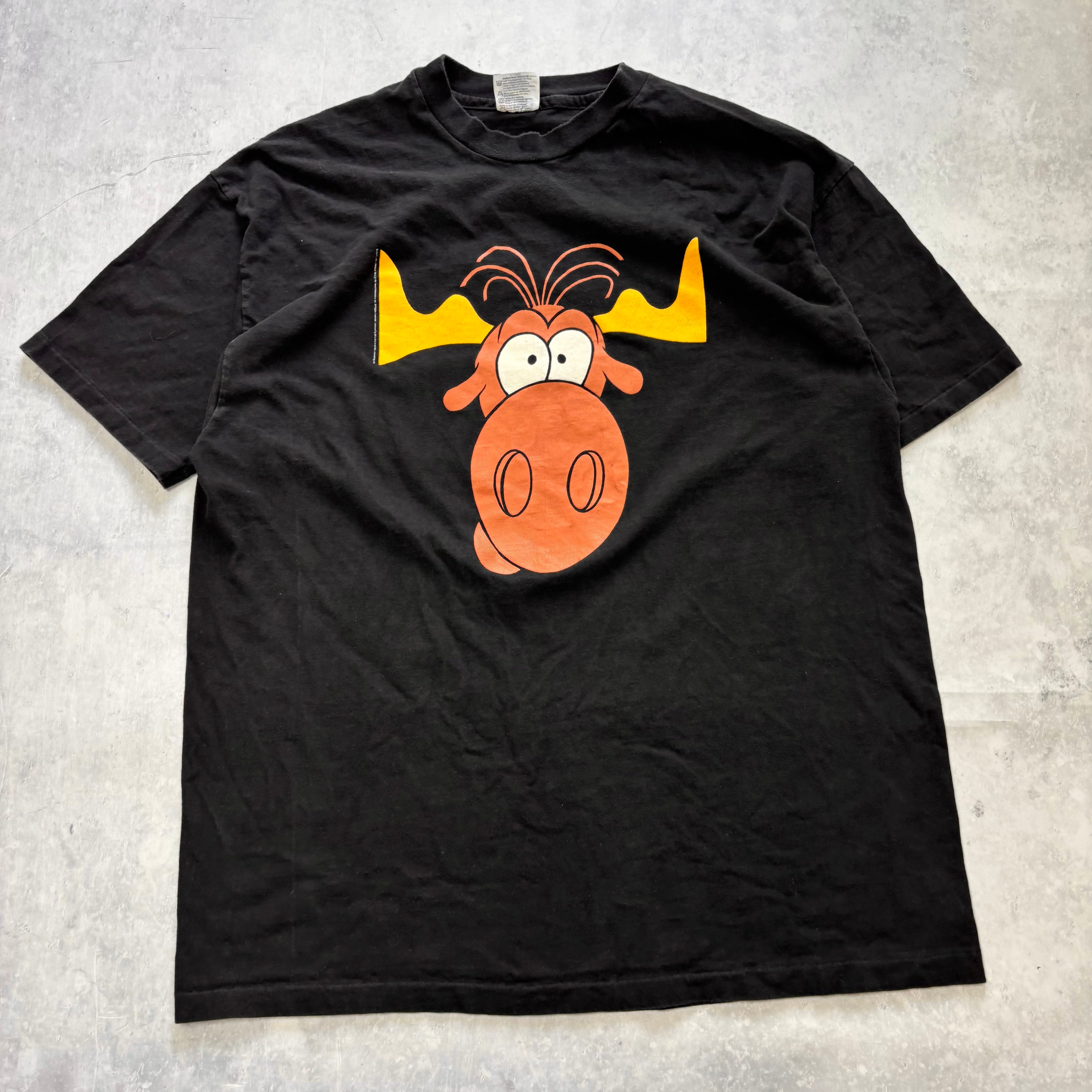 Vintage T Shirt Mens XL Black Single Stitch Graphic Print 90s Taco Bell (E)