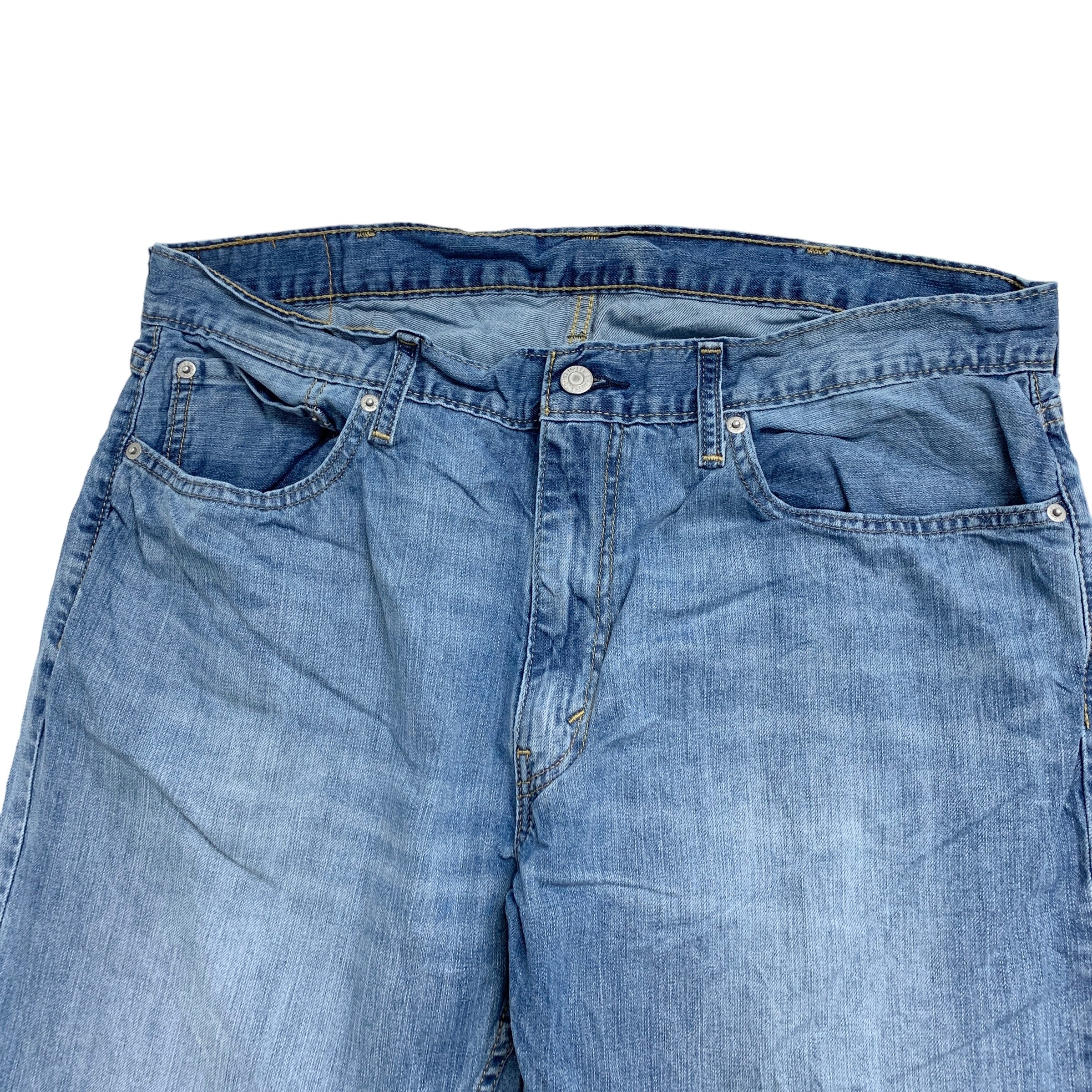 Levis 559 Jeans W38 L30 Mens Mid Blue Baggy Relaxed Fit Denim