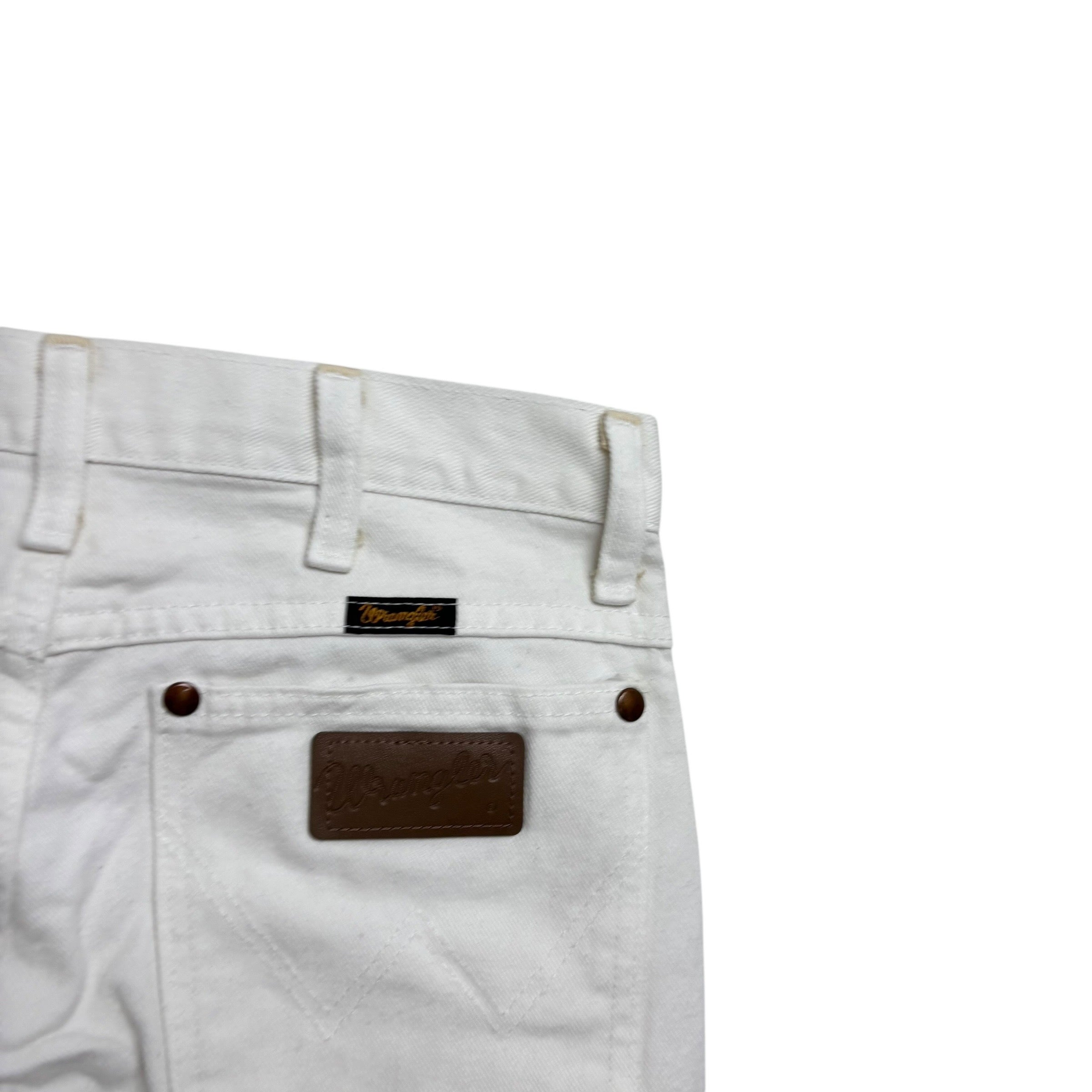 Wrangler Jeans Cowboy Cut W28 L30 Mens White 936 Slim Fit Denim (F)