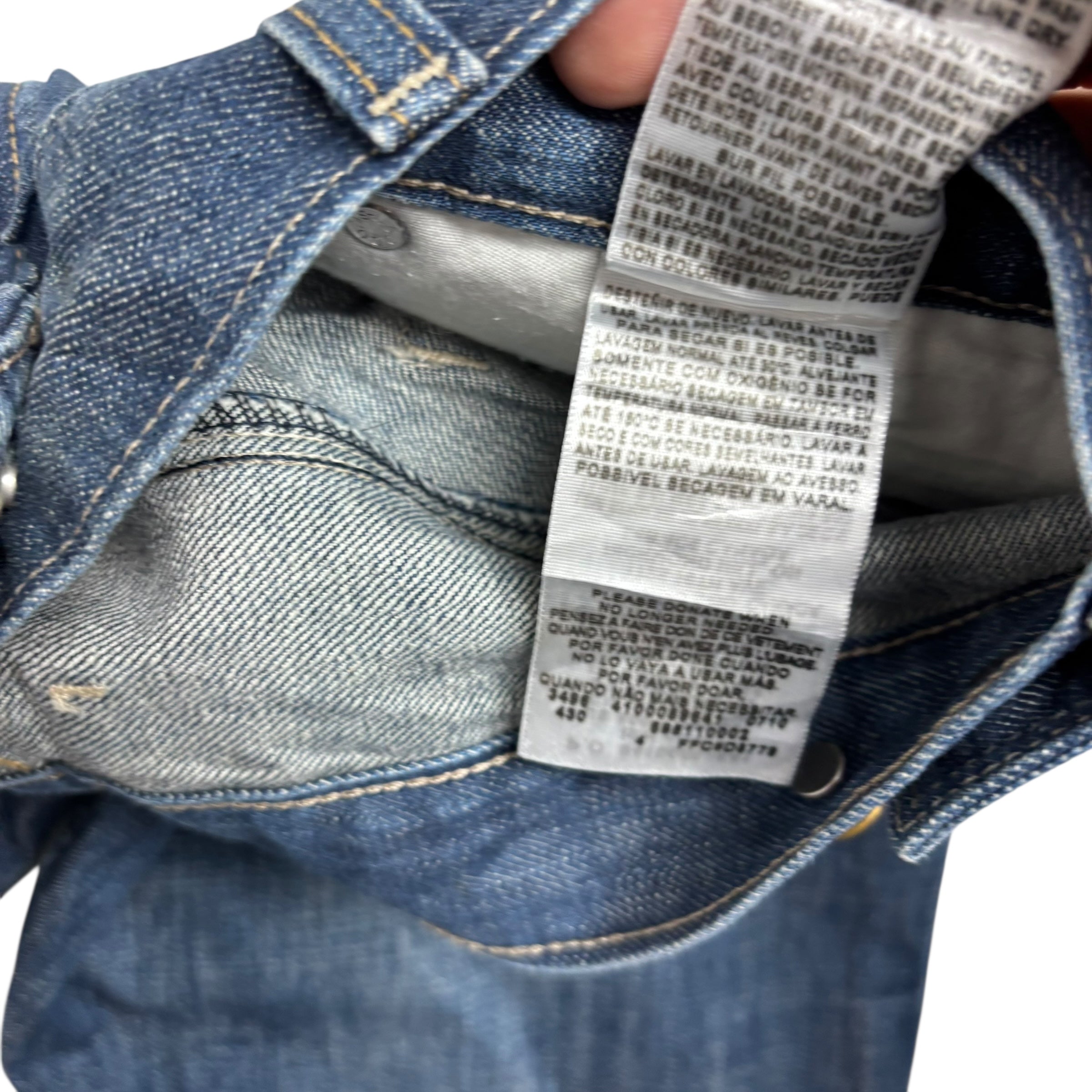 Levis 511 Jeans W30 L30 Mens Dark Blue Slim Fit Vintage Denim