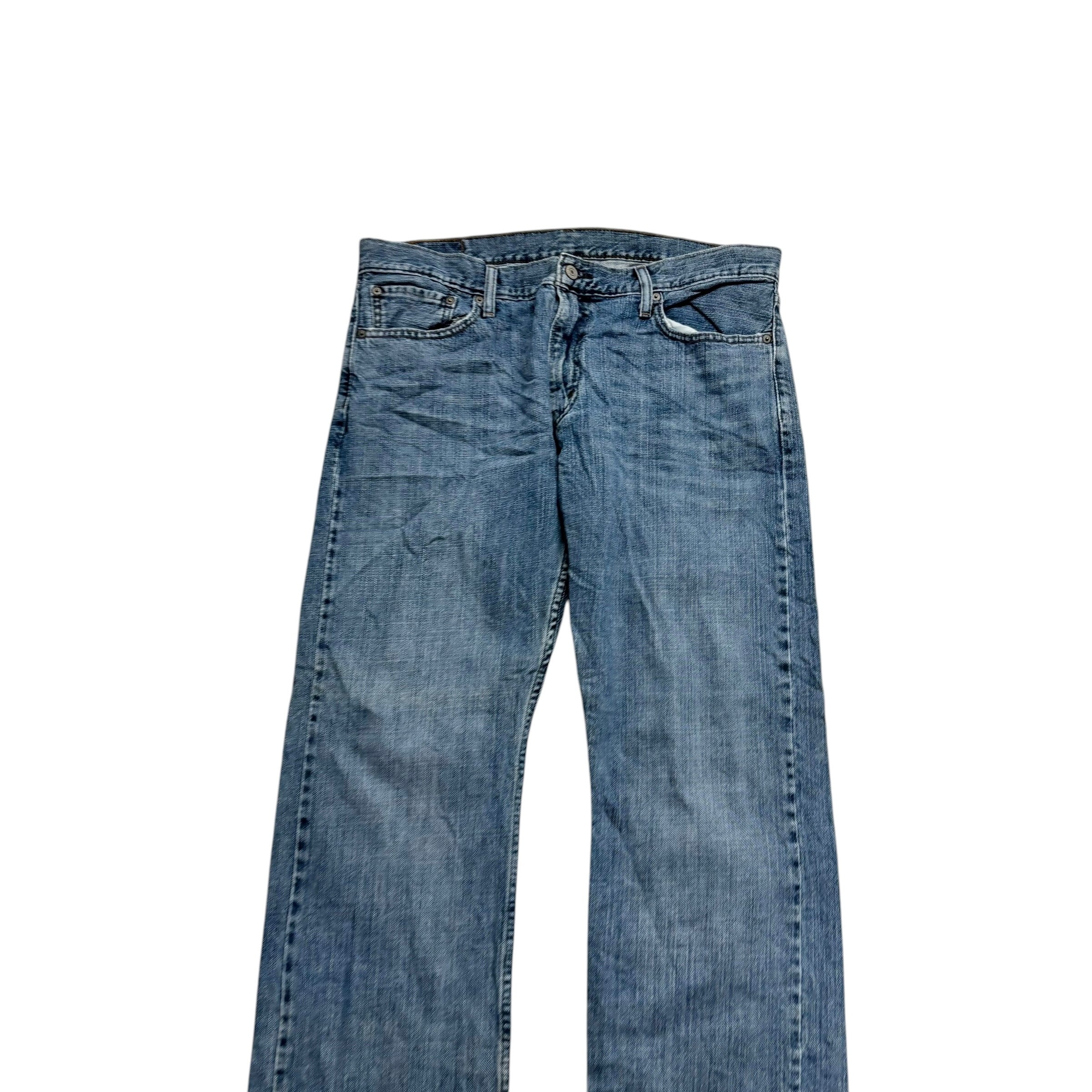 Levis 514 Jeans W36 L32 Mens Mid Blue Regular Straight Fit Denim