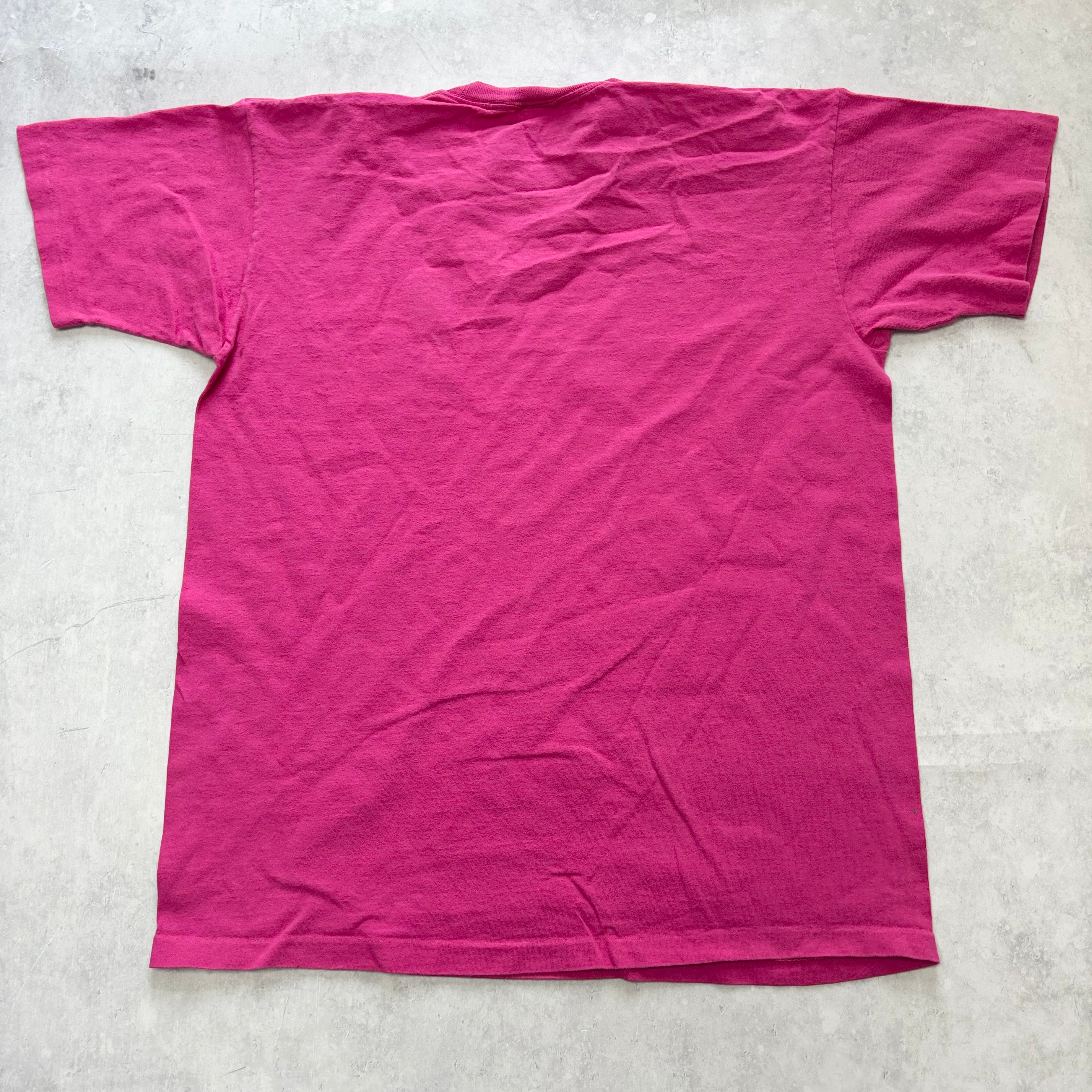 Vintage T Shirt Mens Large Pink Single Stitch Graphic Print 90s Betty Boop (E)