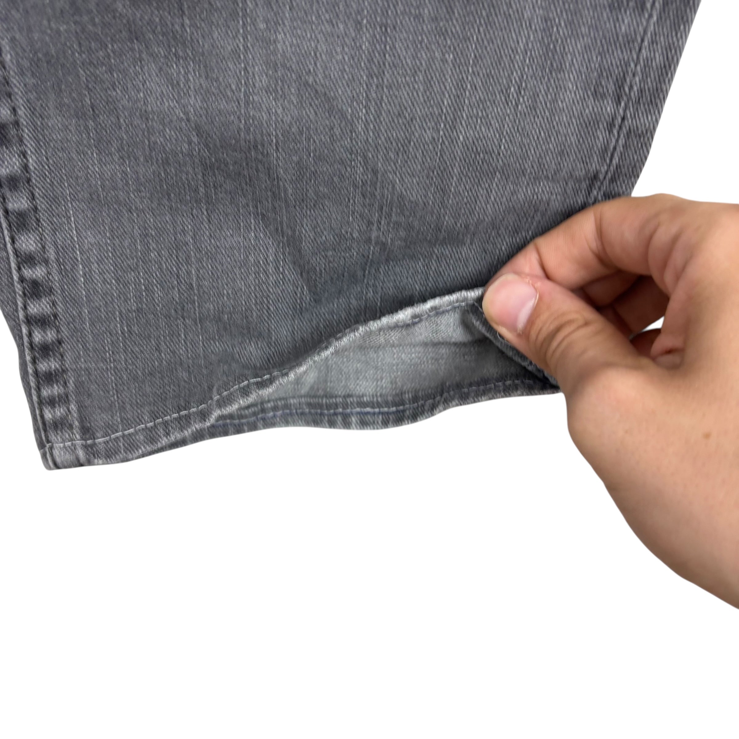 Levis 511 Jeans W32 L26 Mens Grey Slim Fit Stretch Vintage Denim