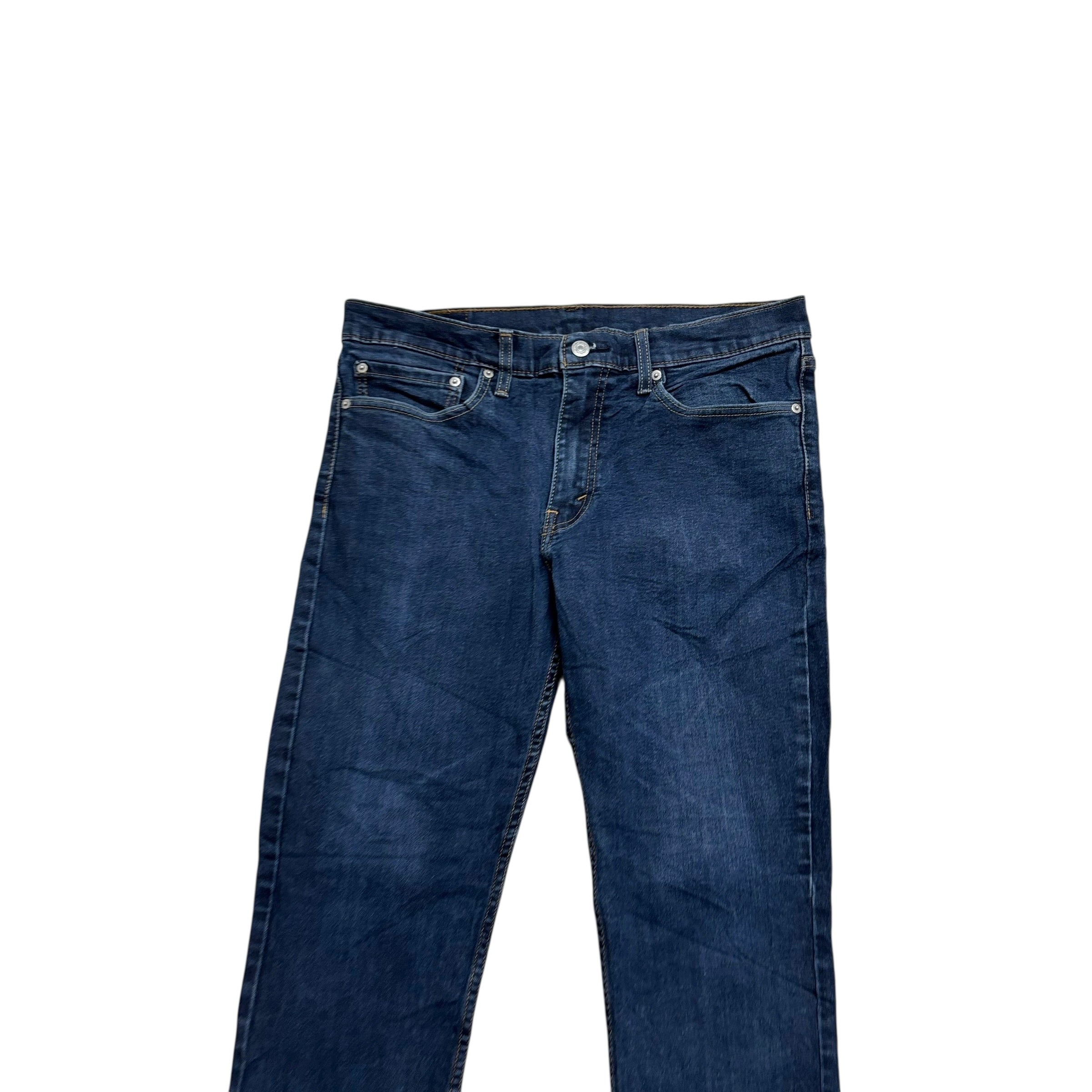 Levis 511 Jeans W34 L29 Mens Dark Blue Slim Fit Stretch Denim (E)