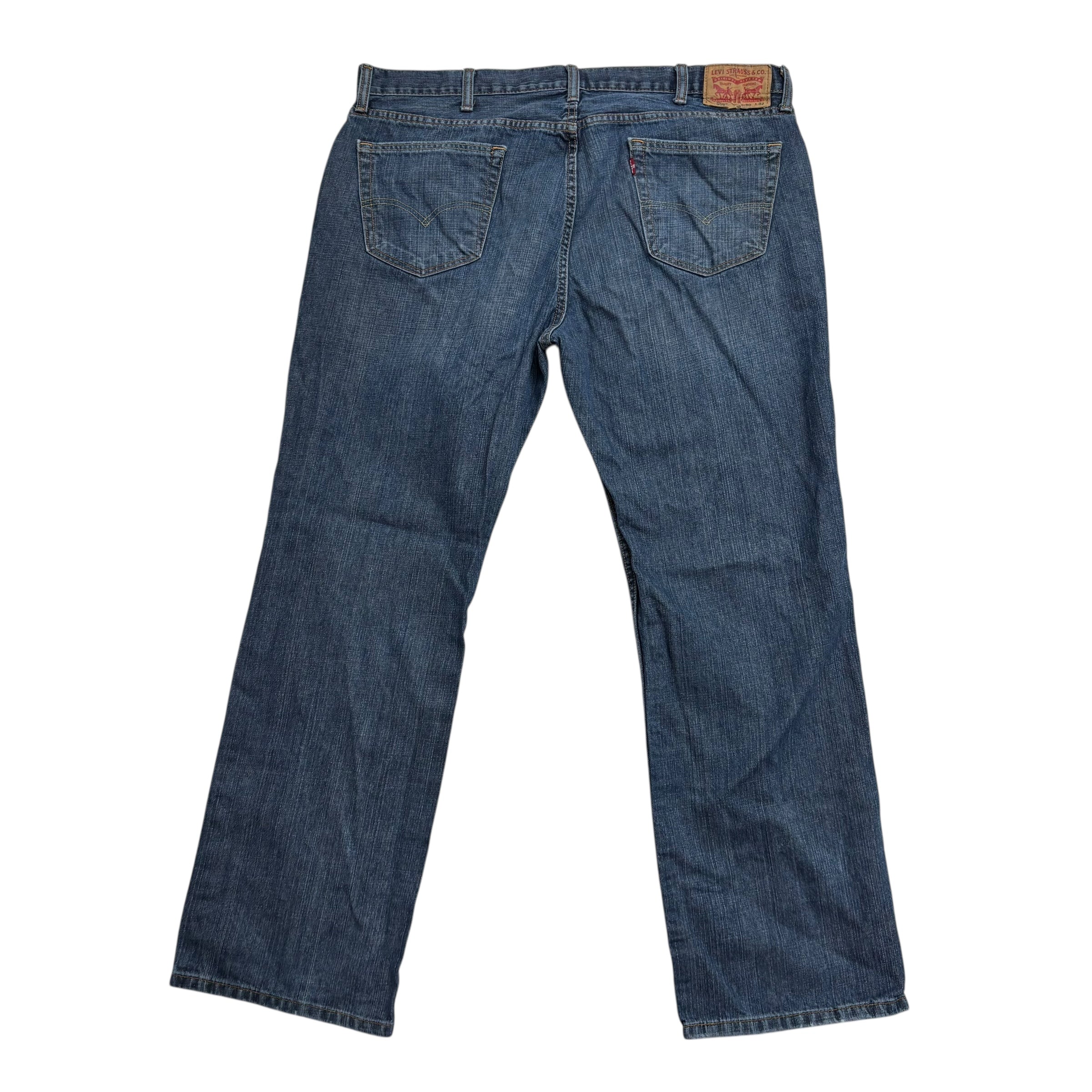 Levis 559 Jeans W40 L32 Mens Mid Blue Baggy Relaxed Straight Fit Denim (E)