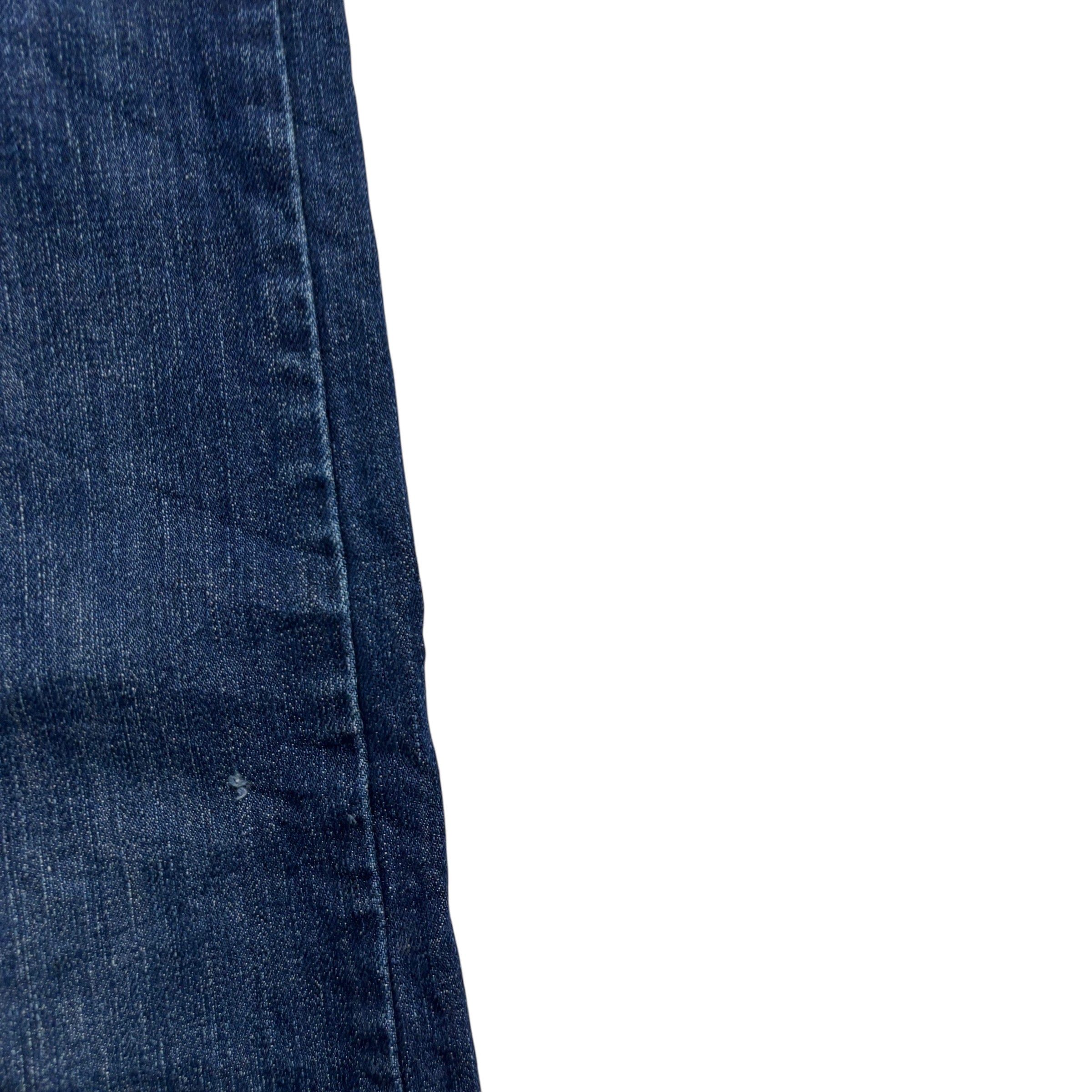 Levis 513 Jeans W32 L32 Mens Dark Blue Slim Straight Fit Stretch Denim