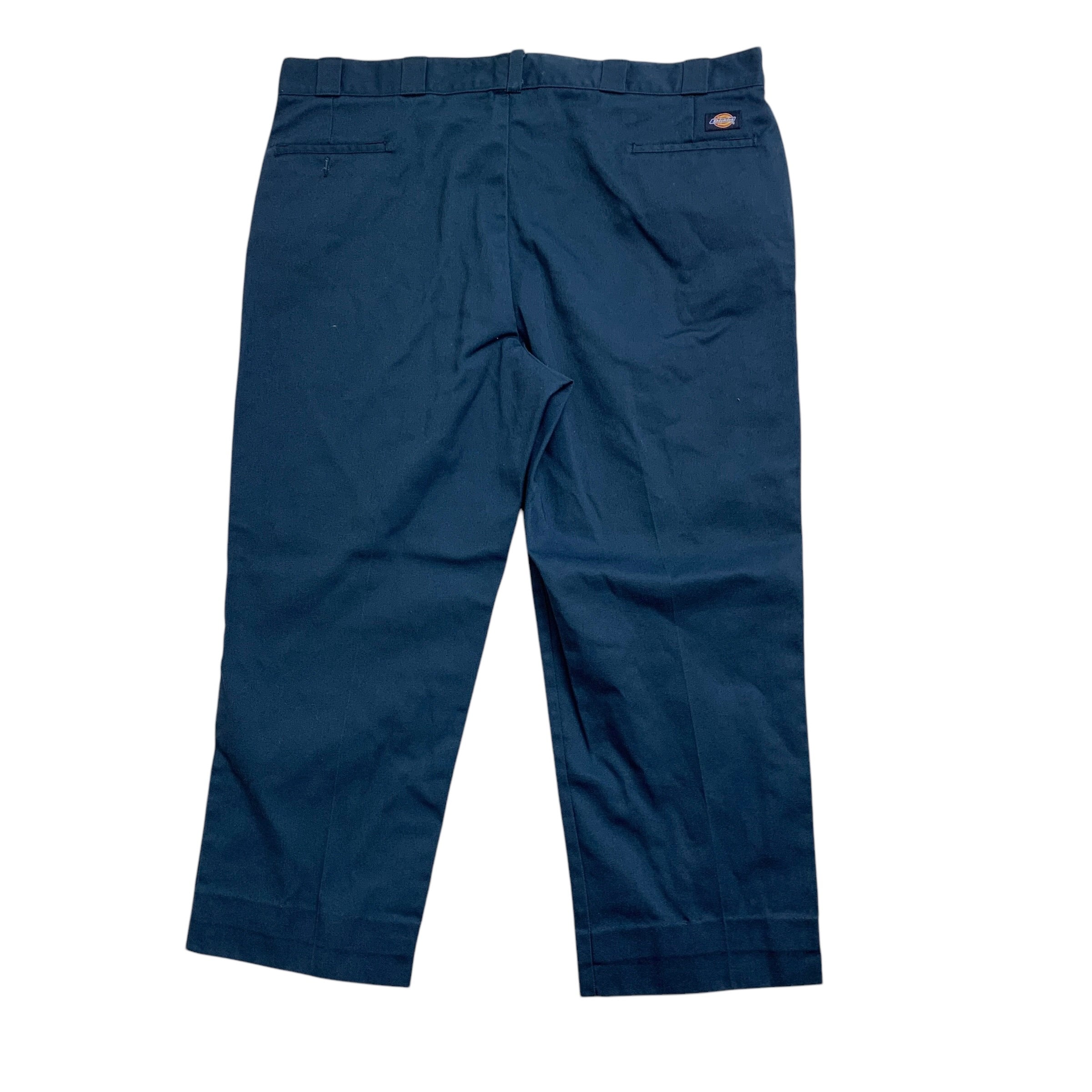 Dickies 874 Trousers W46 L28 Mens Blue Pants Original Straight Fit Workwear