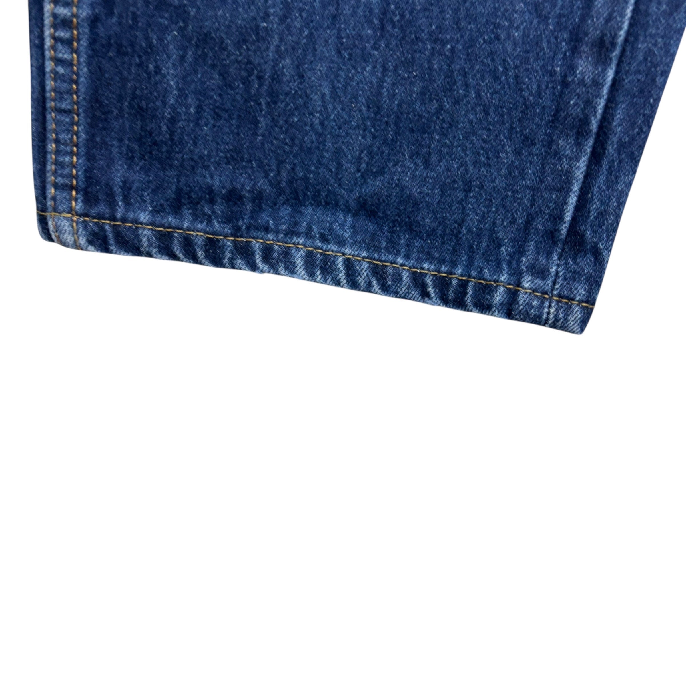 Levis 505 Jeans W34 L25 Mens Mid Blue Regular Straight Fit Denim (E)