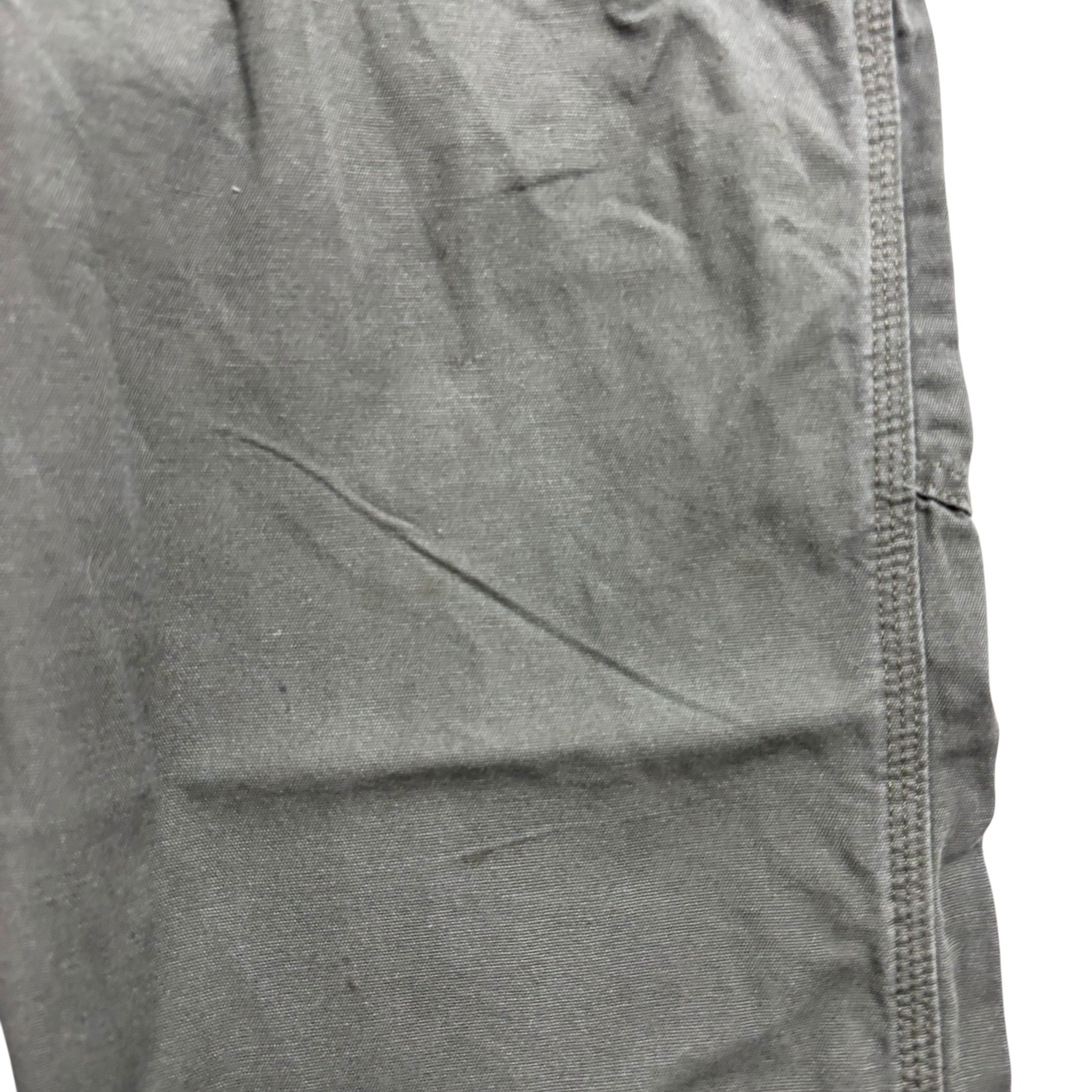 Wrangler Carpenter Pants W40 L30 Mens Green Relaxed Straight Fit Trousers (F)