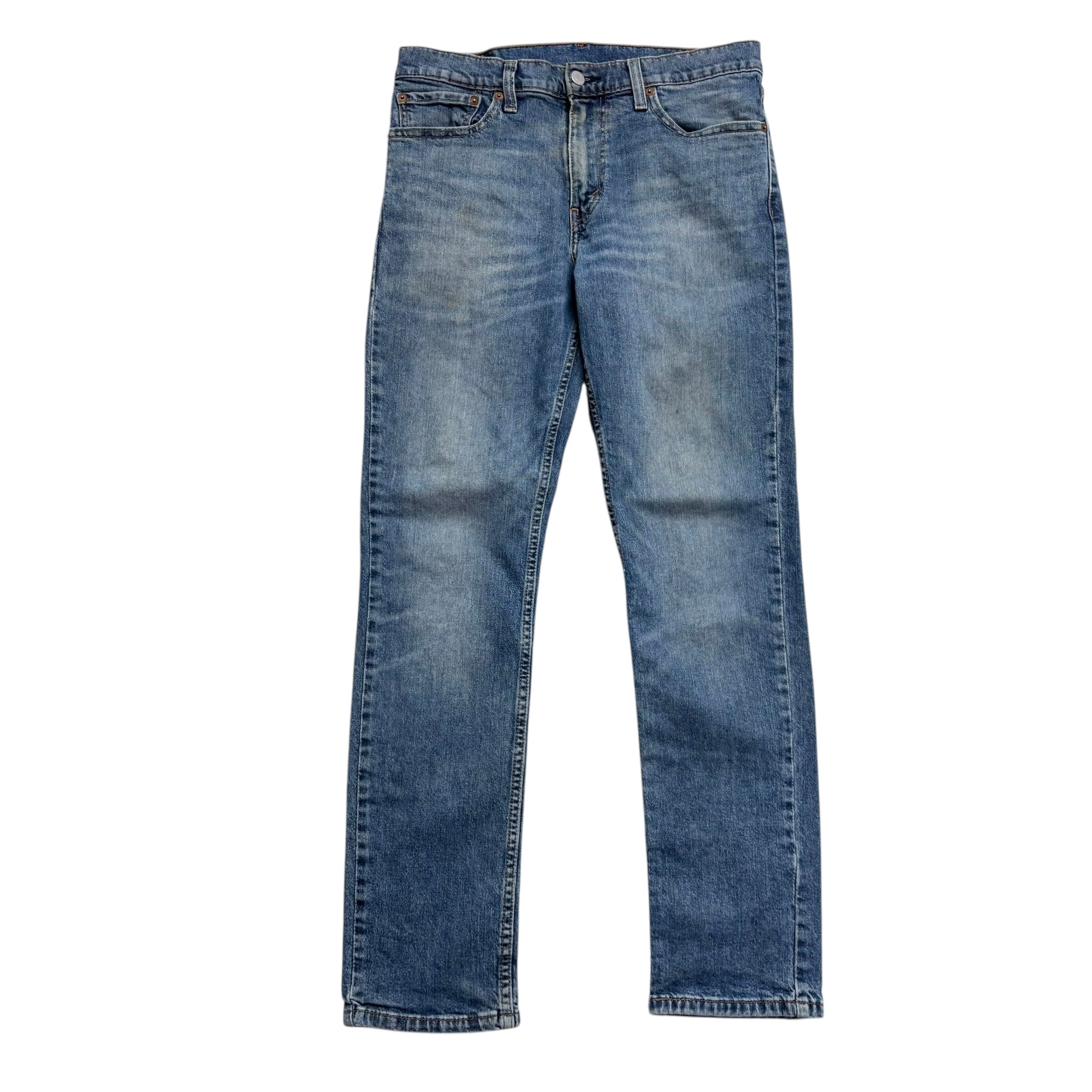 Levis 511 Jeans W32 L31 Mens Mid Blue Slim Fit Stretch Denim (F)