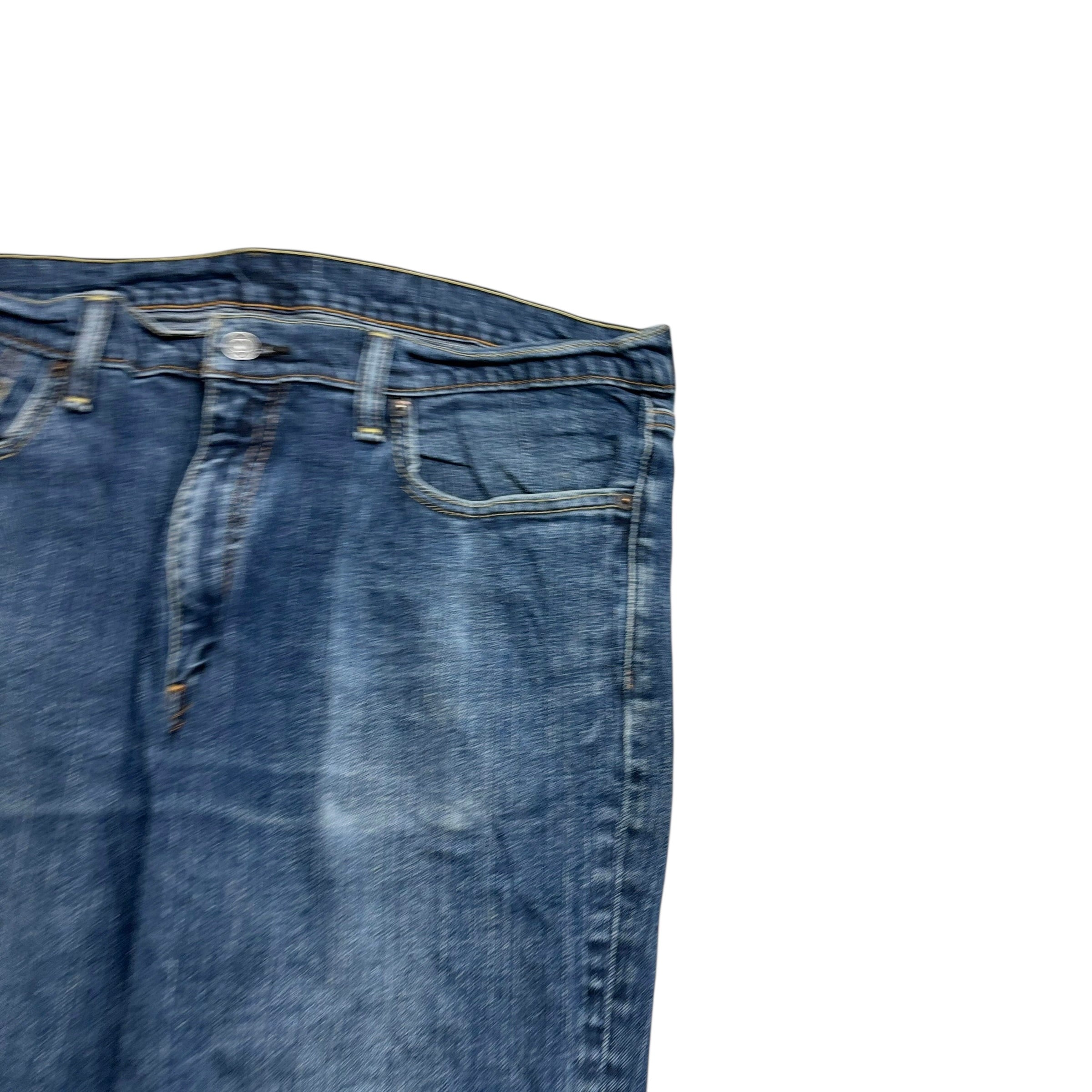 Levis 541 Jeans W36 L33 Mens Mid Blue Athletic Tapered Fit Stretch Denim (F)
