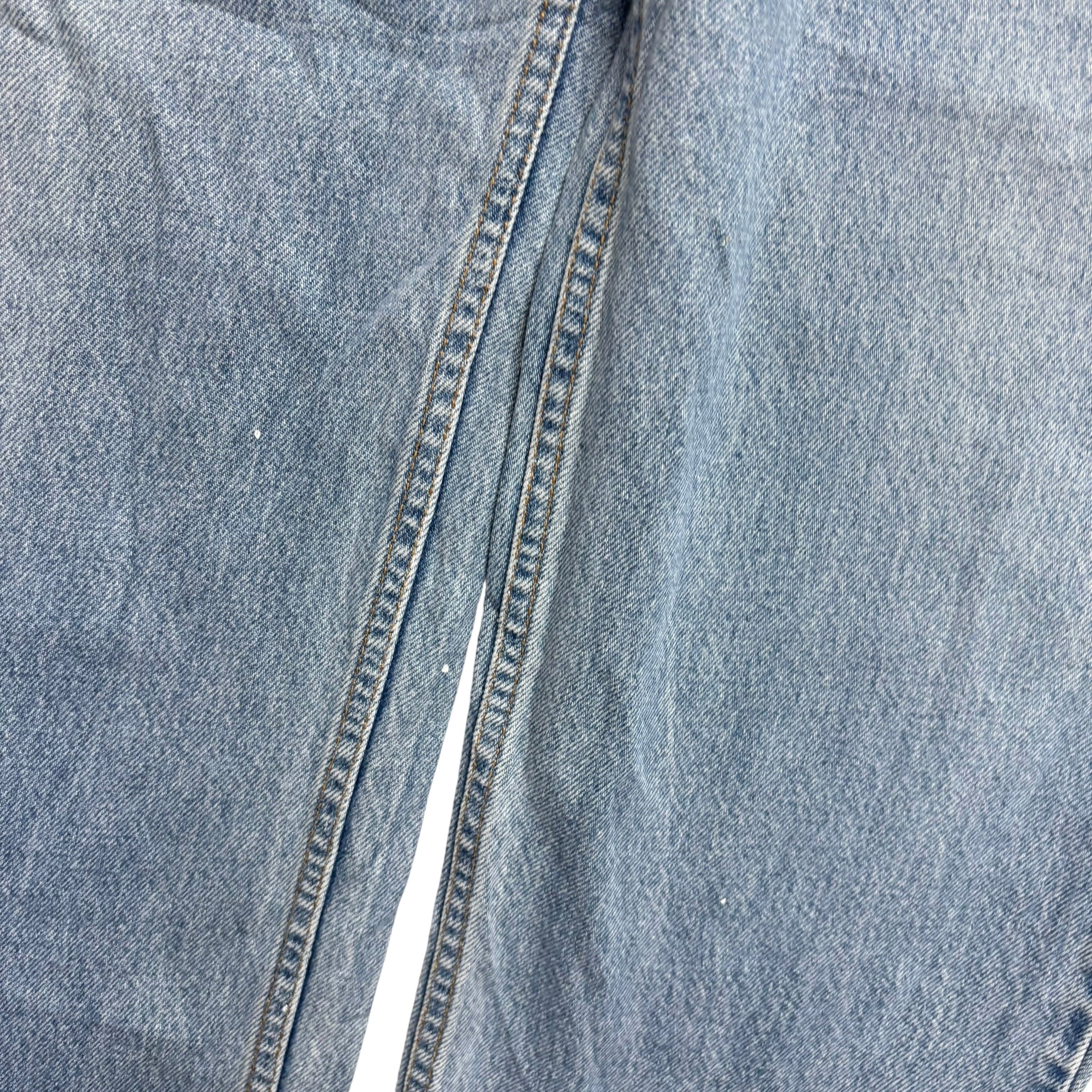 Levis Jeans W34 L34 Mens Light Blue Relaxed Straight Fit Vintage Denim