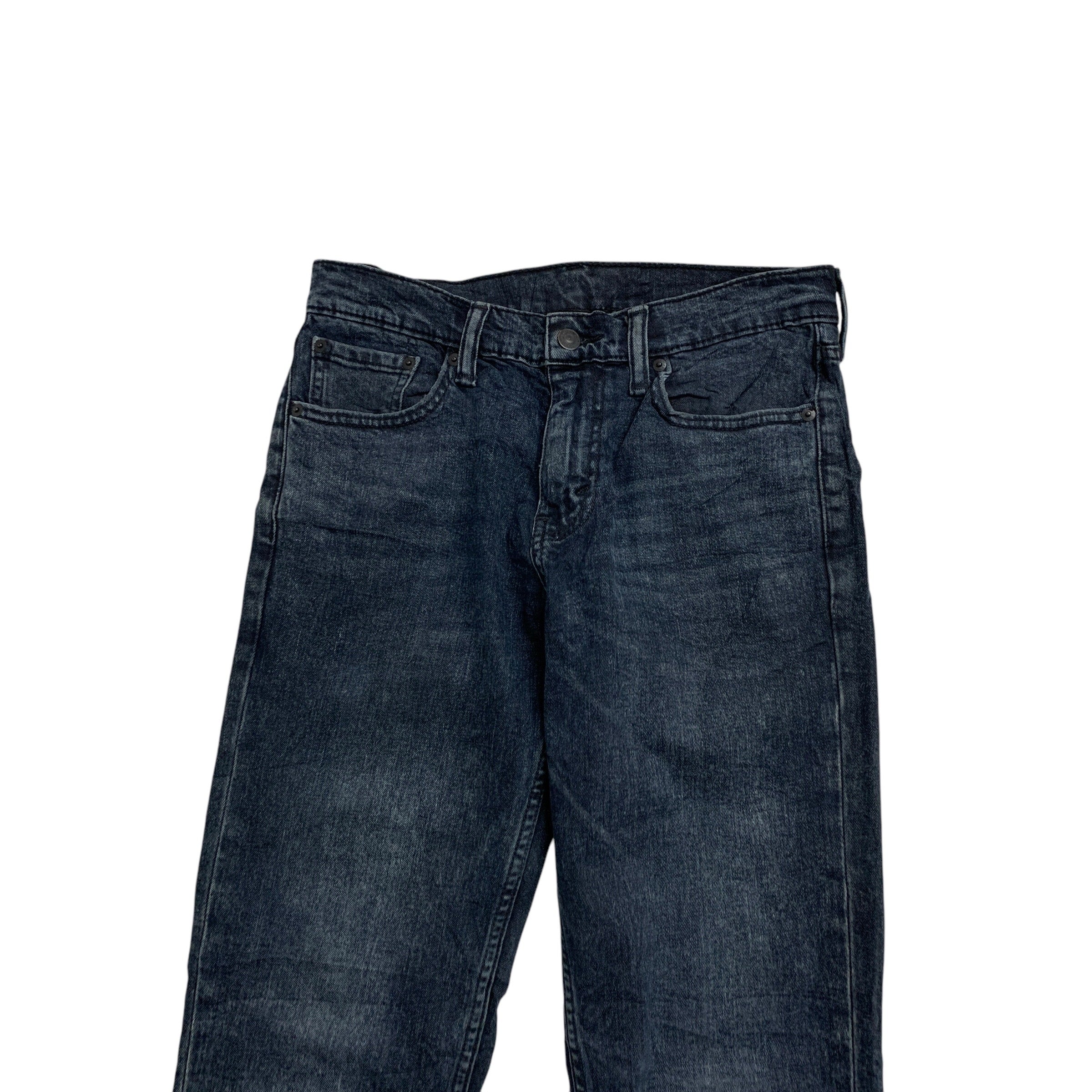 Levis 511 Jeans W30 L32 Mens Navy Blue Slim Fit Stretch Denim (E)