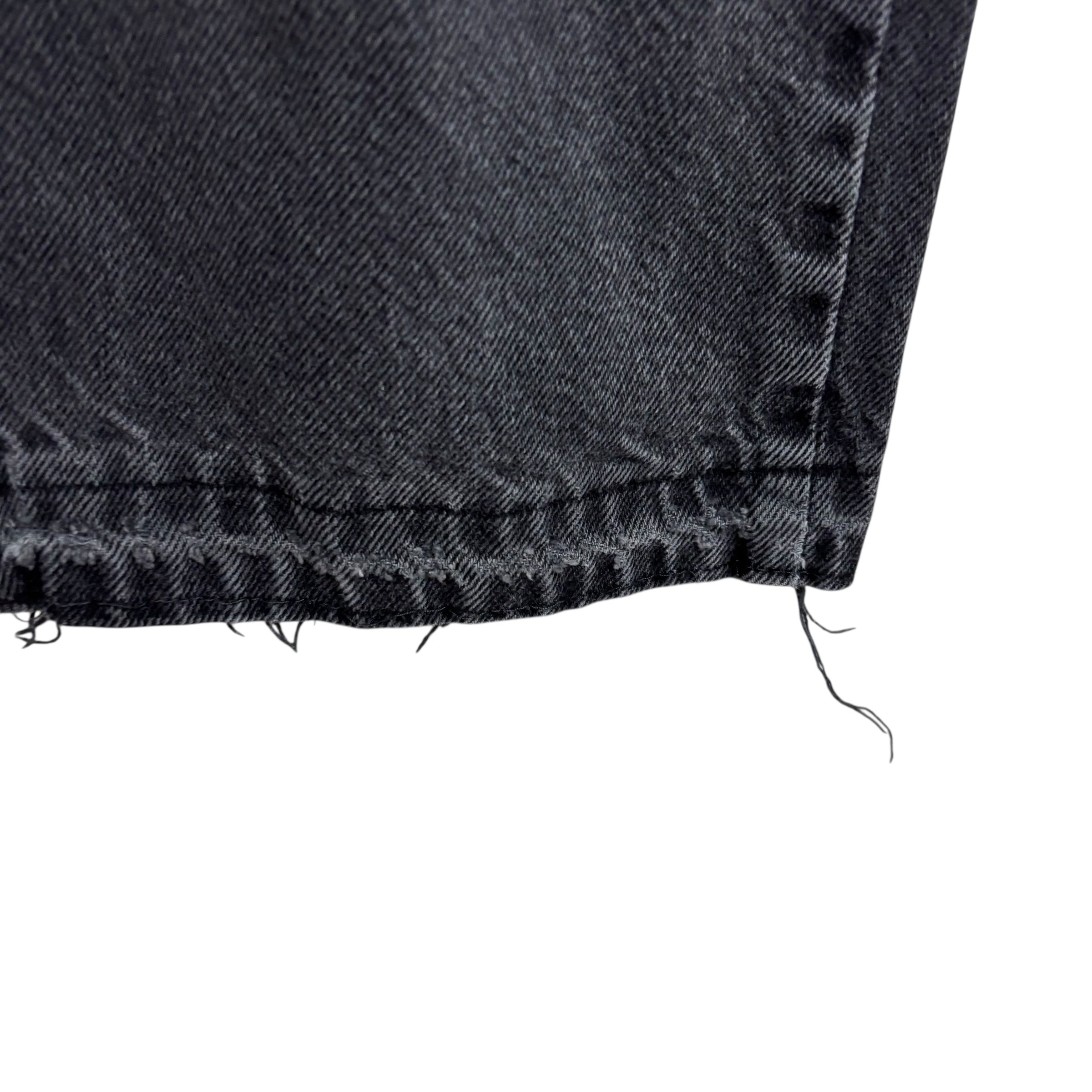 Wrangler Jeans W30 L29 Mens Black Relaxed Straight Fit Vintage Denim (F)