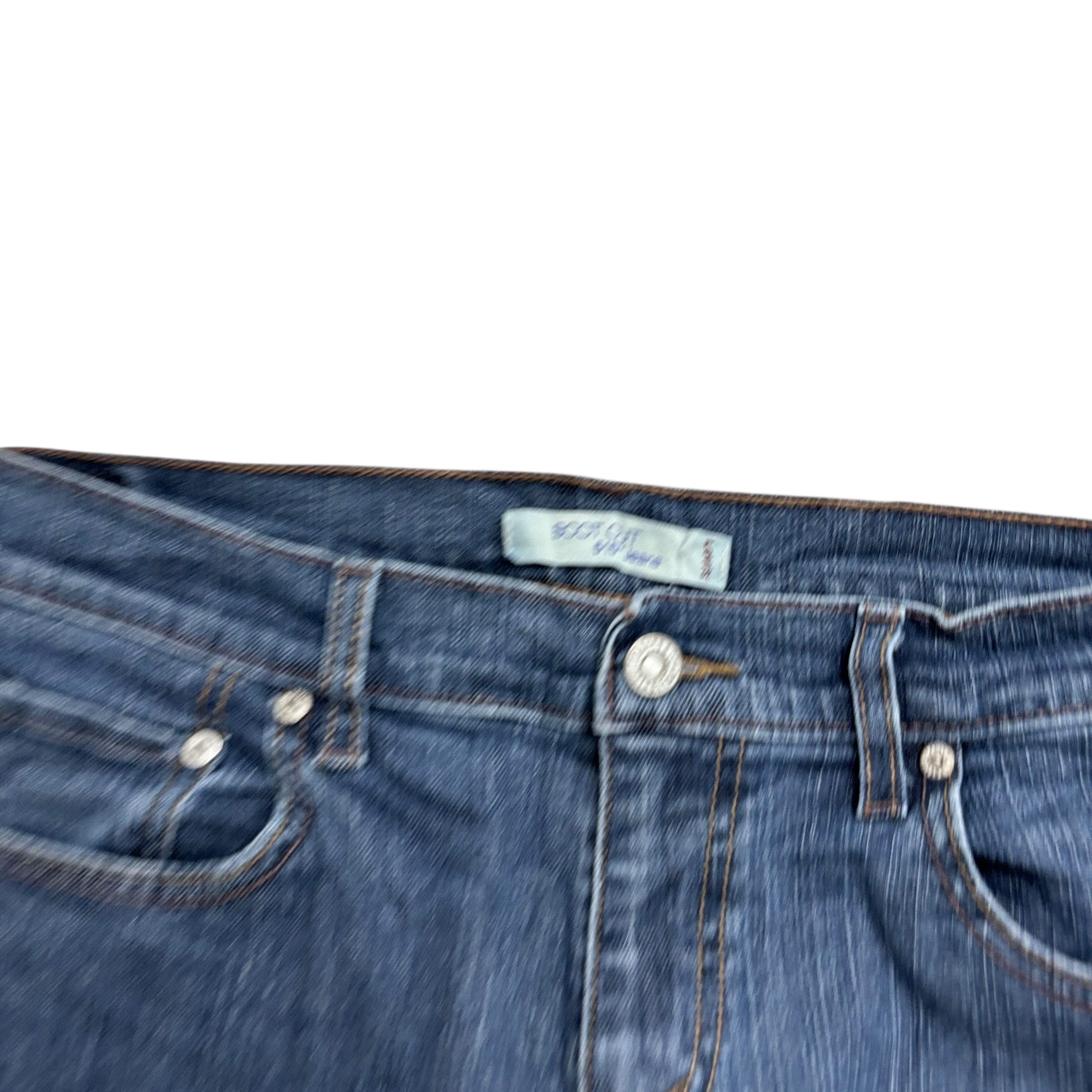 Levis 515 Jeans W32 L29 Womens Regular Bootcut Mid Blue Stretch Vintage (E)