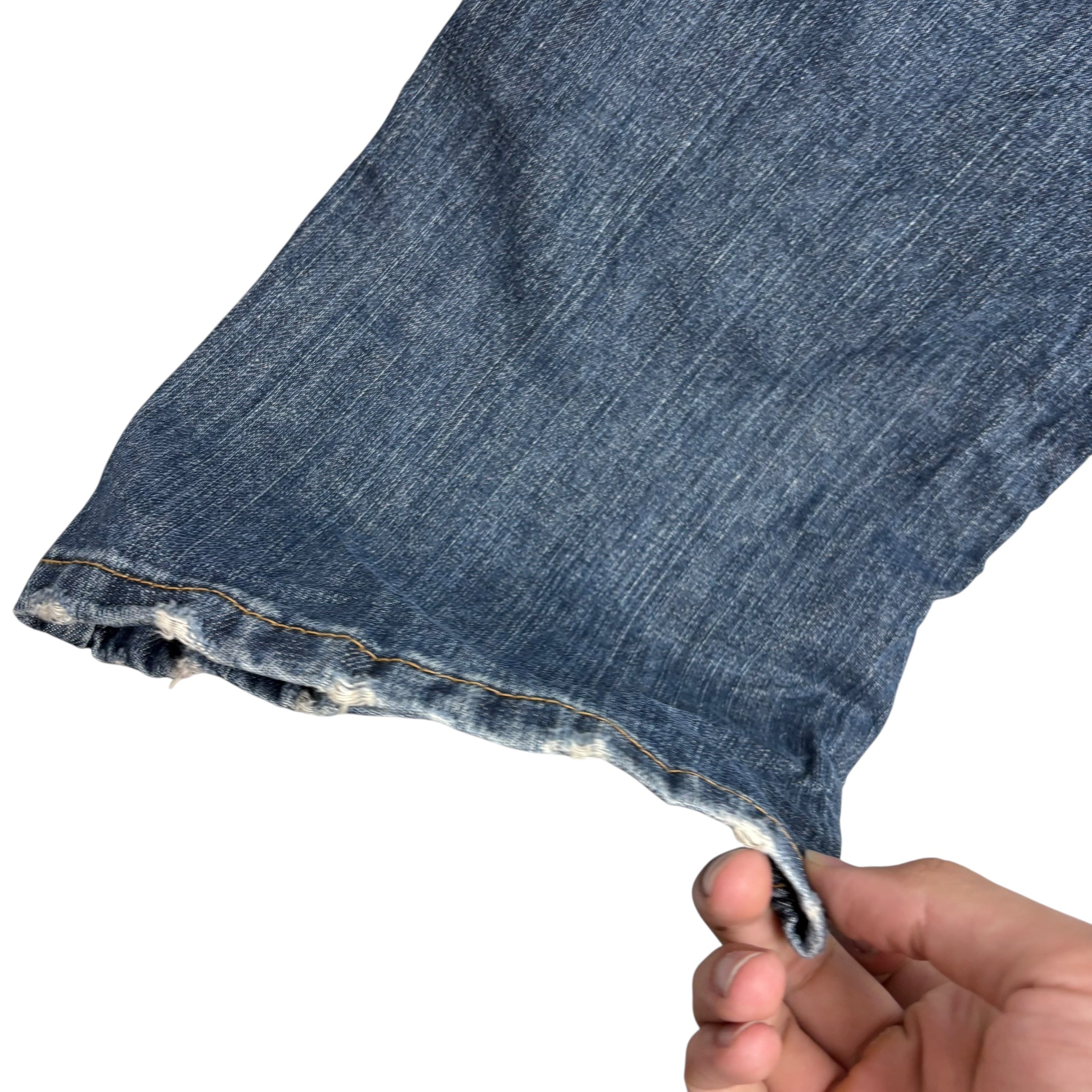 Levis 559 Jeans W38 L30 Mens Dark Blue Baggy Relaxed Straight Fit Denim