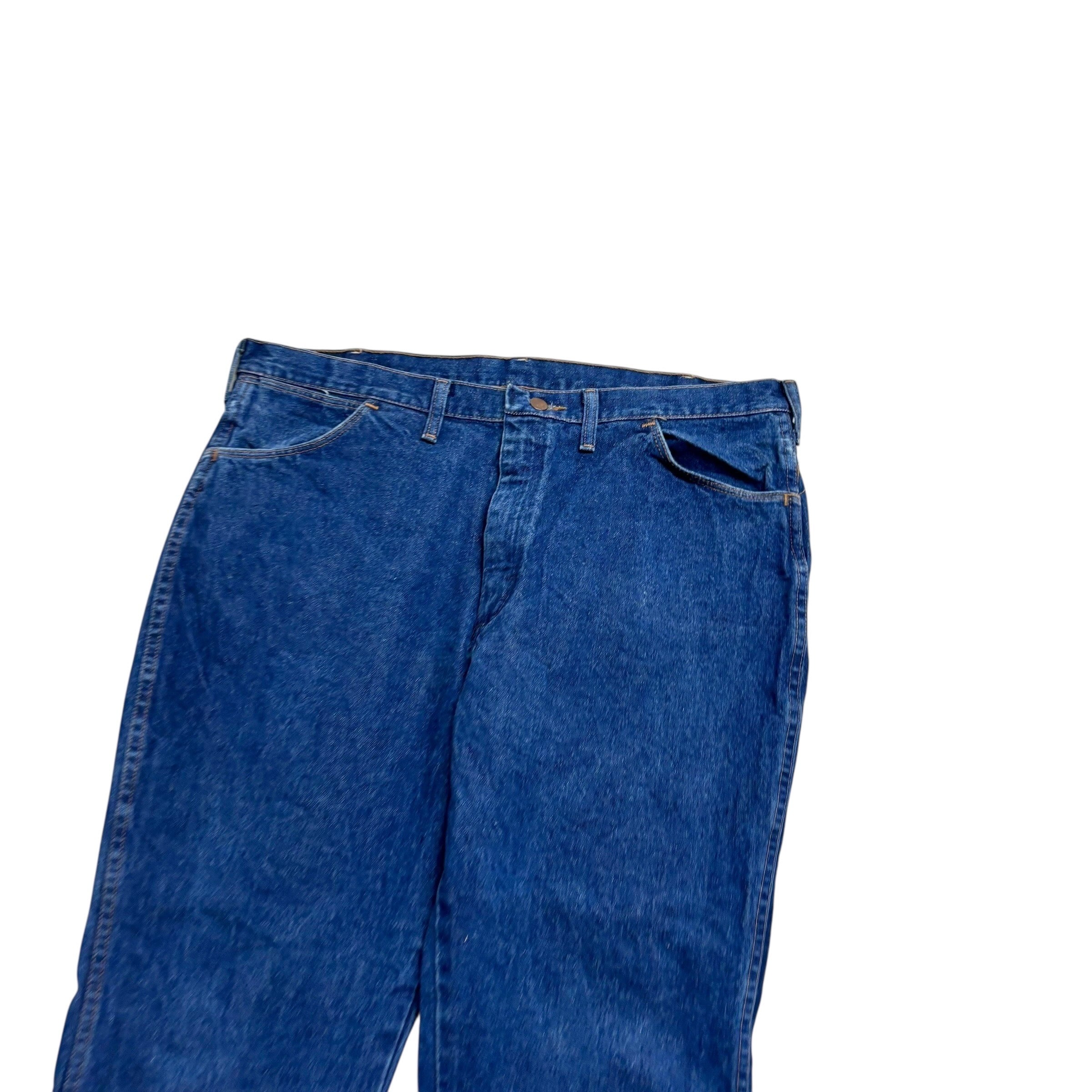 Wrangler Jeans Cowboy Cut W38 L30 Mens Dark Blue 945 Bootcut Fit Denim