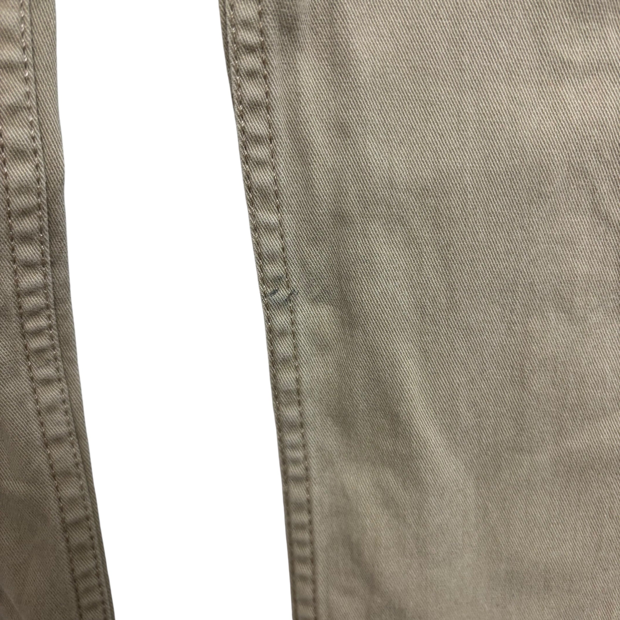 Levis 514 Trousers W34 L30 Mens Beige Regular Straight Fit Stretch Pants