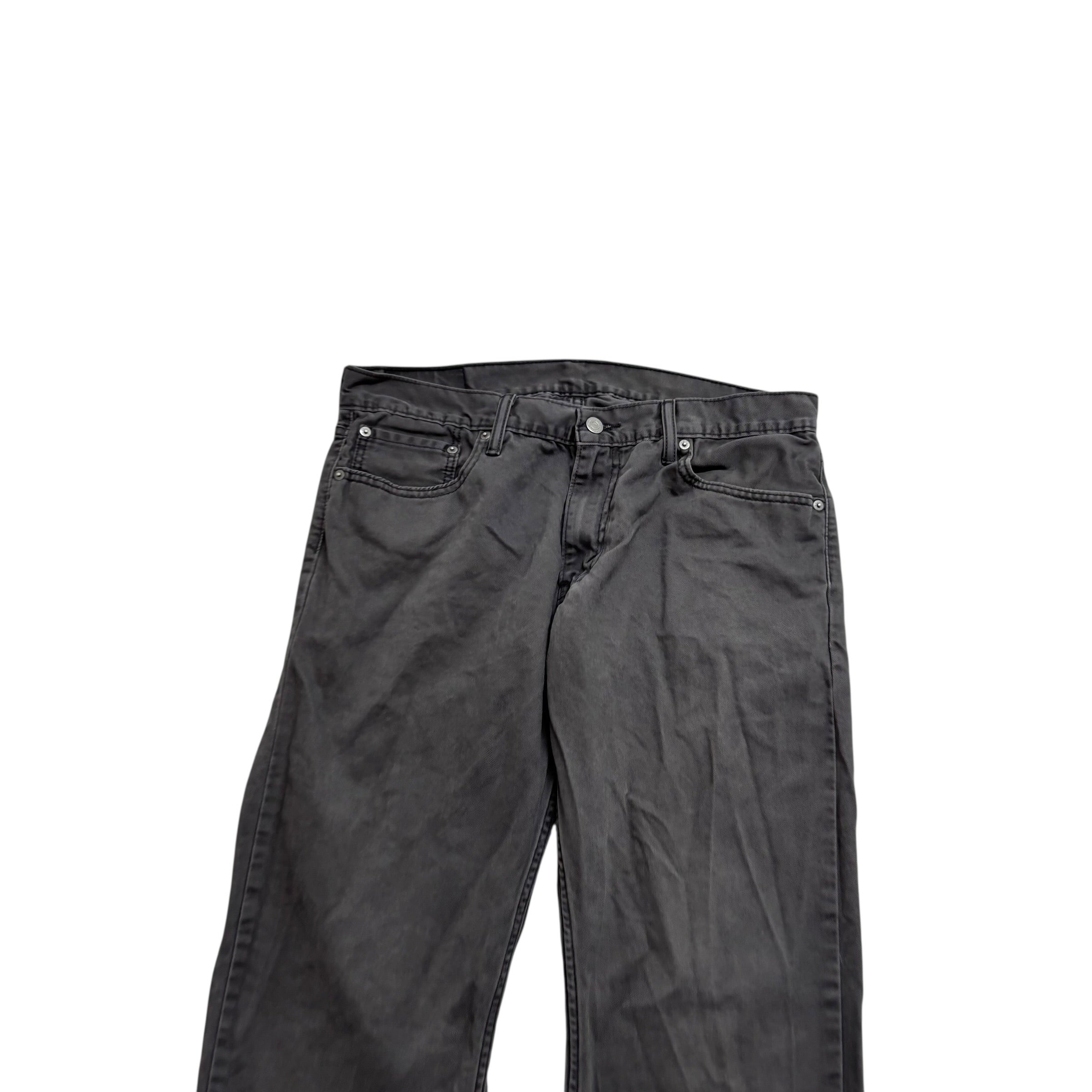 Levis 514 Trousers W34 L32 Mens Grey Regular Straight Fit Vintage Pants