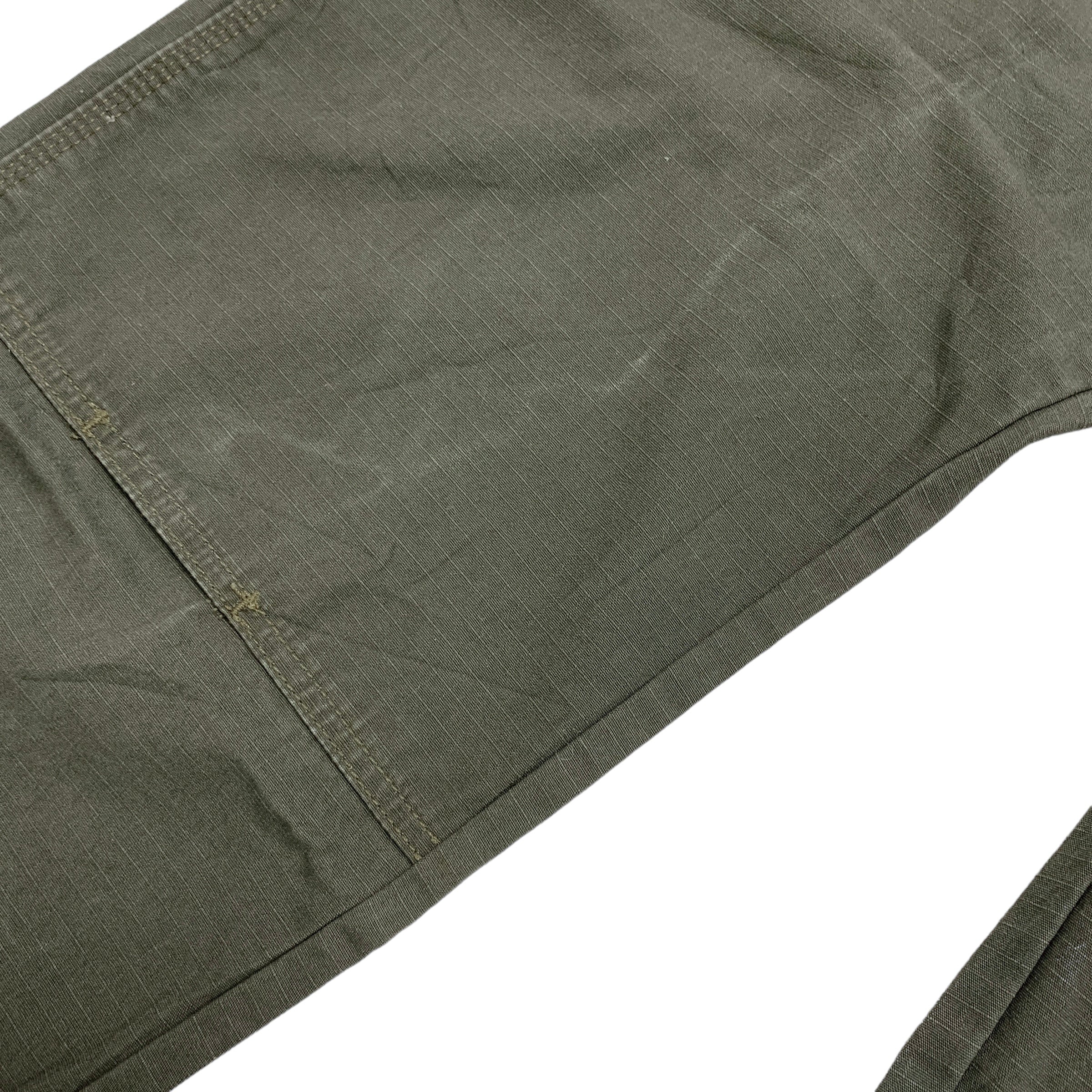 Wrangler Carpenter Jeans W42 L32 Mens Olive Workwear Pants Relaxed Fit Denim