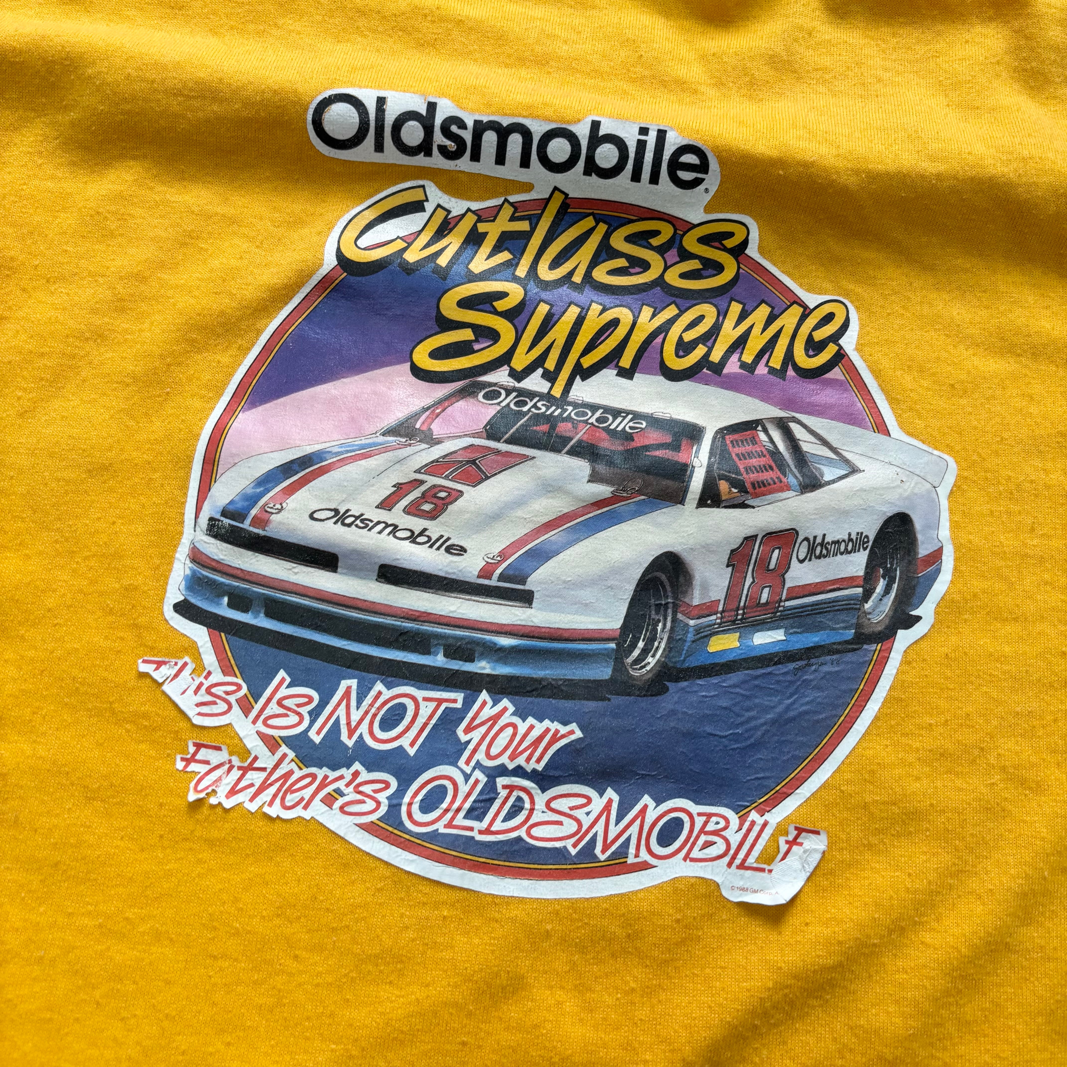 Vintage T Shirt Mens XXL Yellow Graphic Print 90s USA (F)