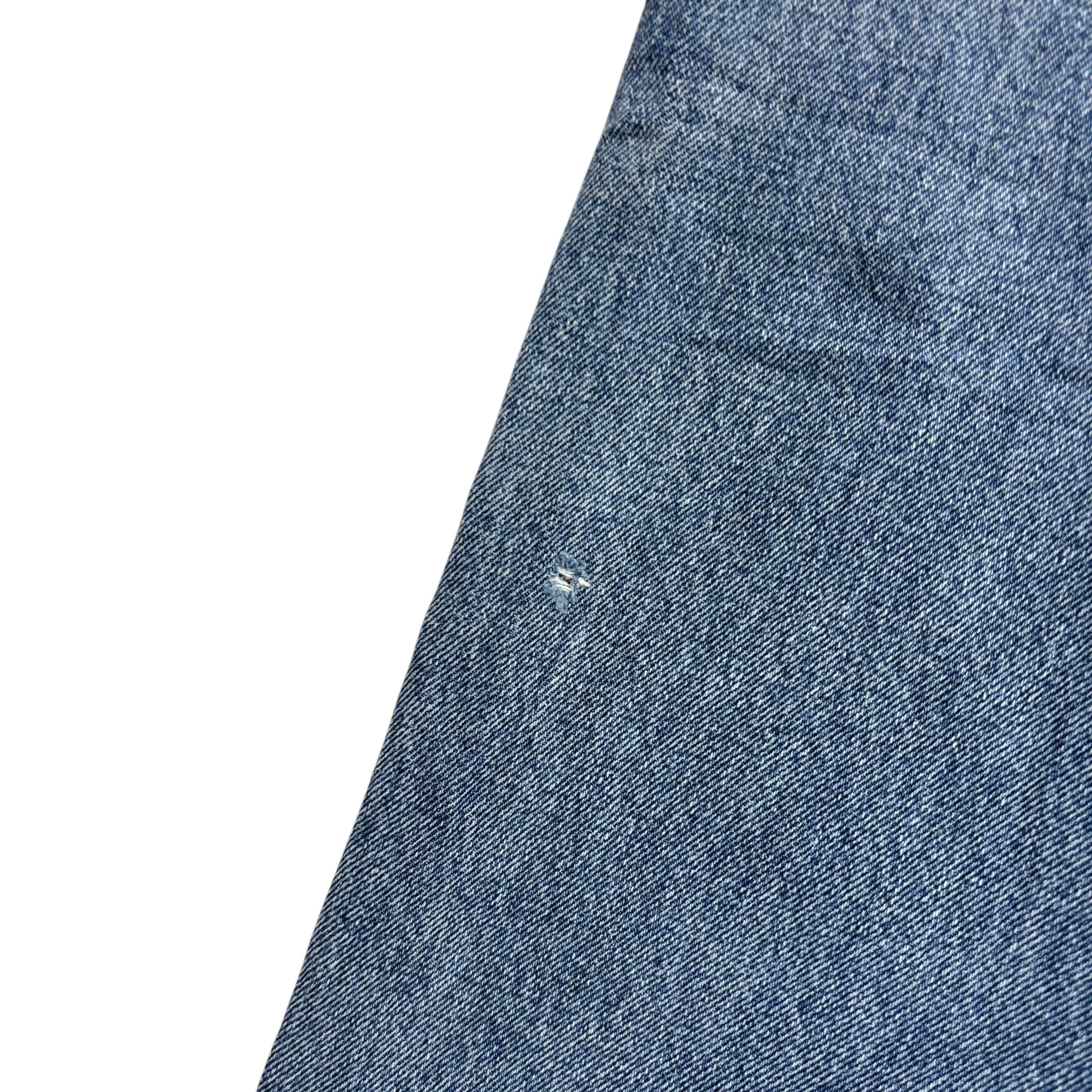 Wrangler Jeans W36 L29 Mens Mid Blue Relaxed Straight Fit Denim (F)