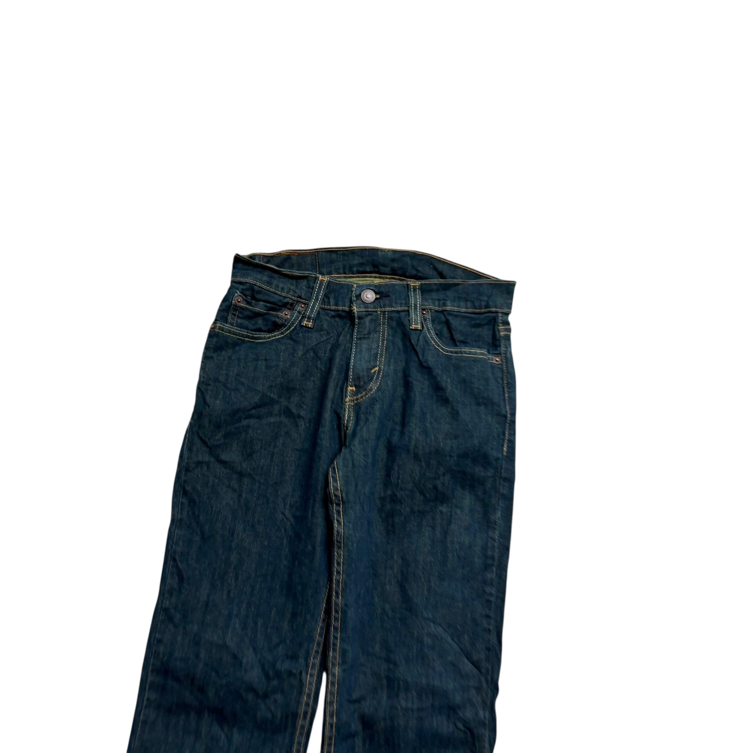 Levis 511 Jeans W26 L30 Mens Dark Blue Slim Fit Stretch Denim (E)