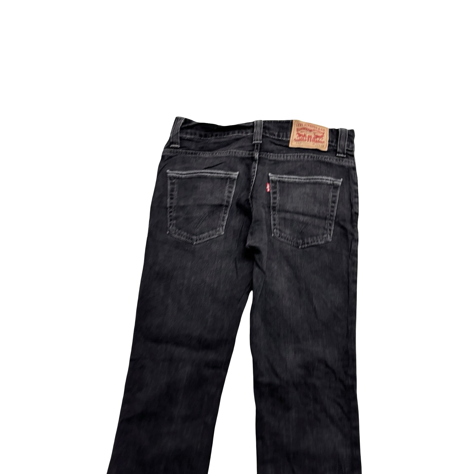Levis 511 Jeans W32 L32 Mens Black Slim Fit Stretch Denim (E)