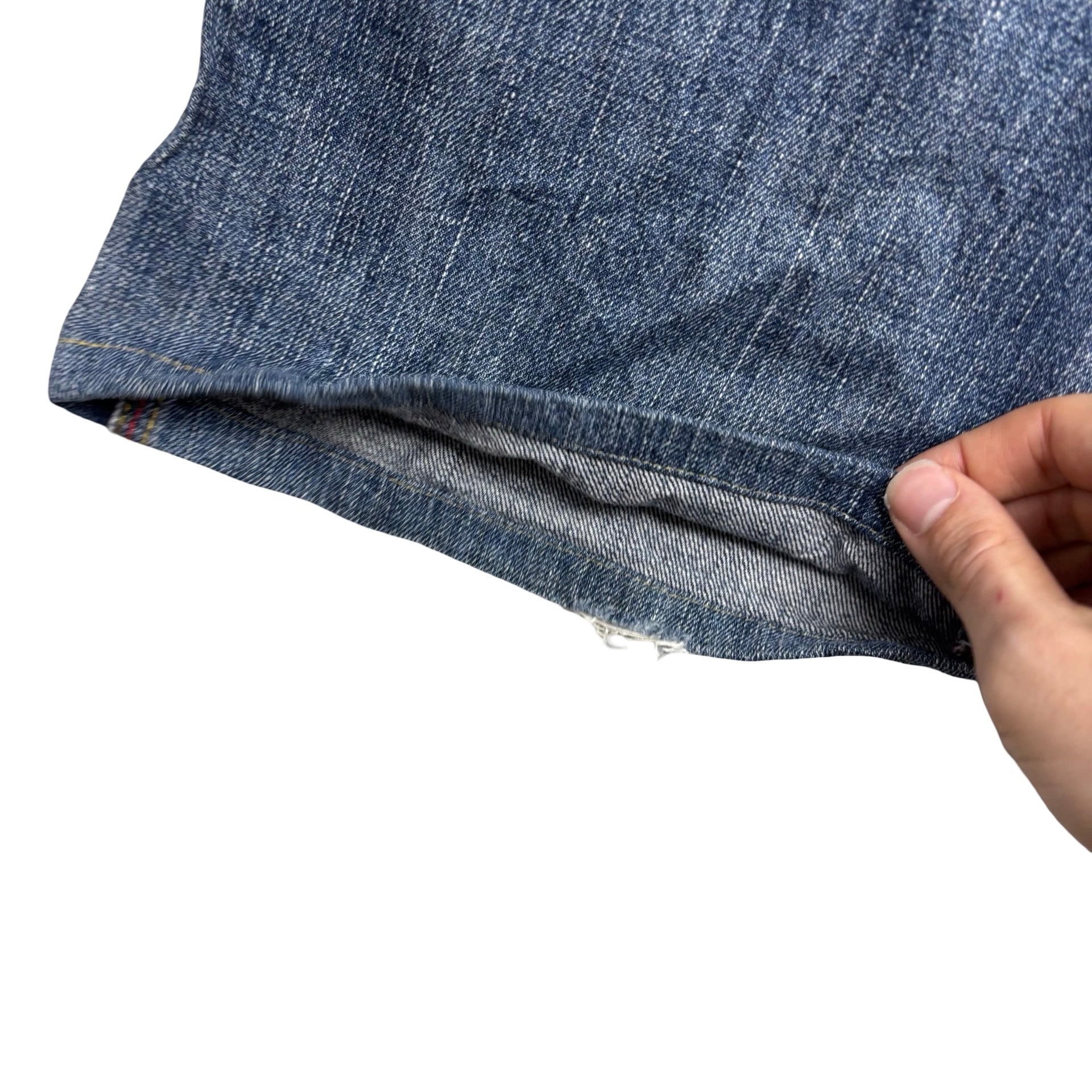 Diesel Preeto Jeans W34 L30 Mens Mid Blue Relaxed Bootcut Fit Denim