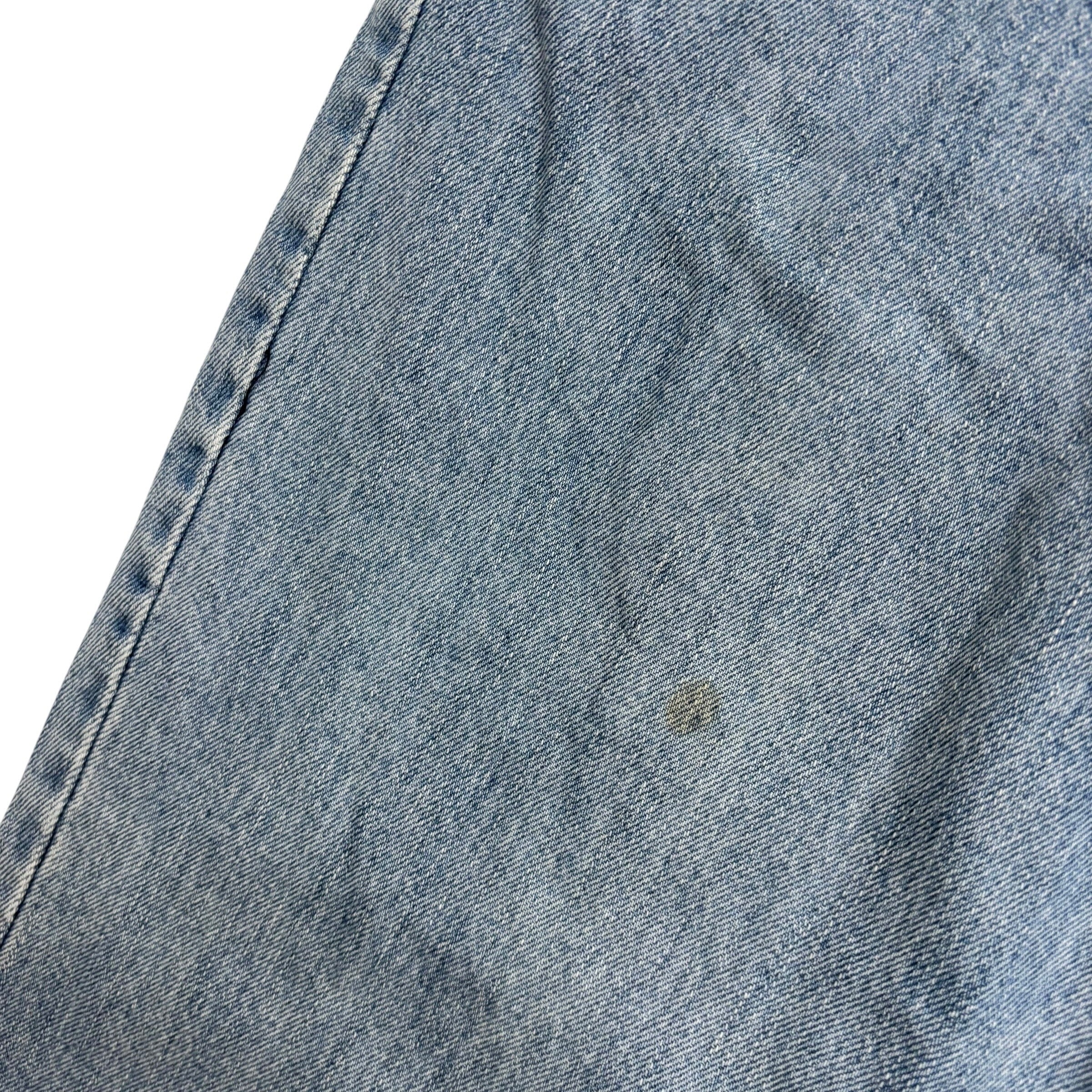 Levis 550 Jeans W42 L30 Mens Light Blue Baggy Relaxed Straight Fit Vintage Denim