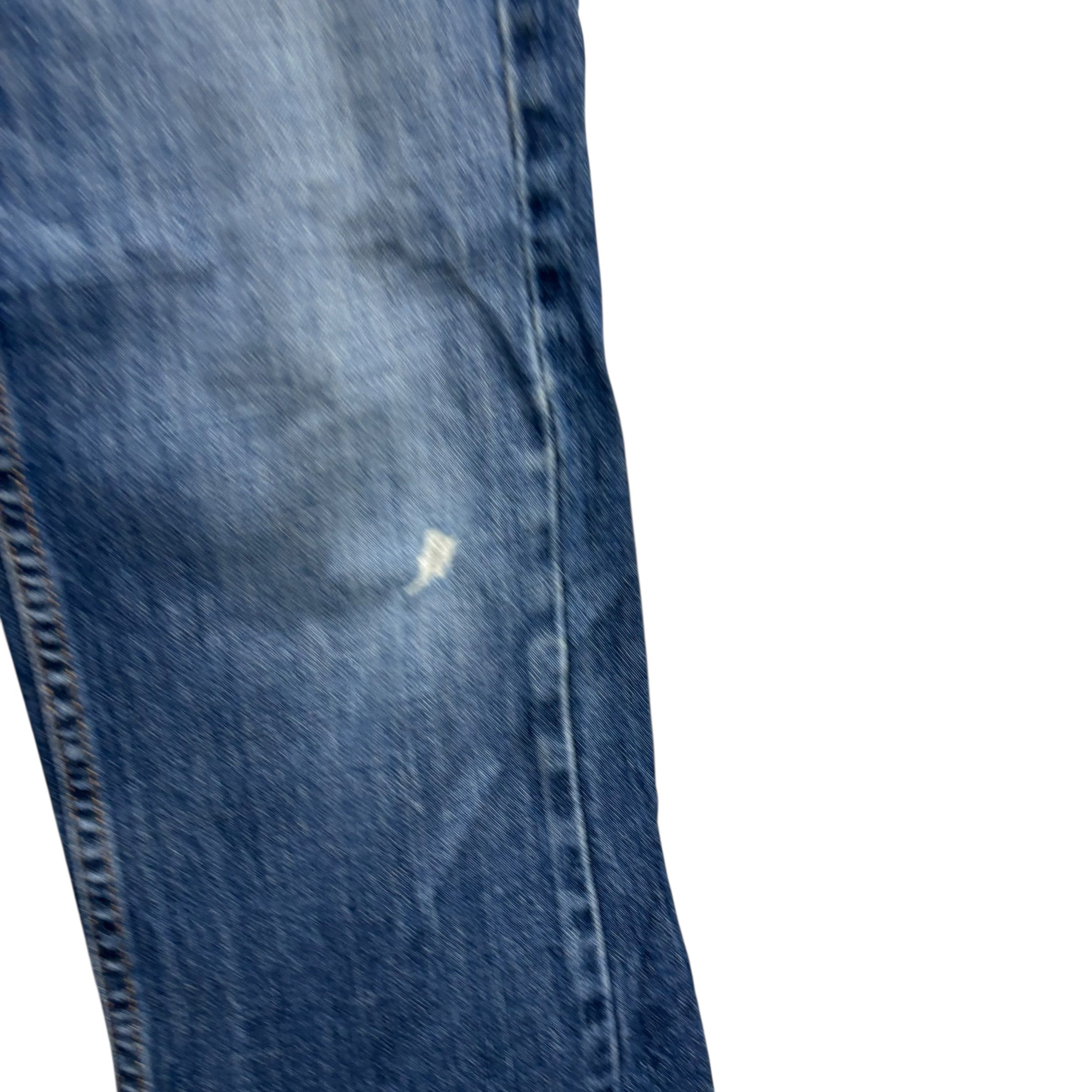 Levis 527 Jeans W30 L32 Mens Mid Blue Slim Bootcut Fit Denim (F)
