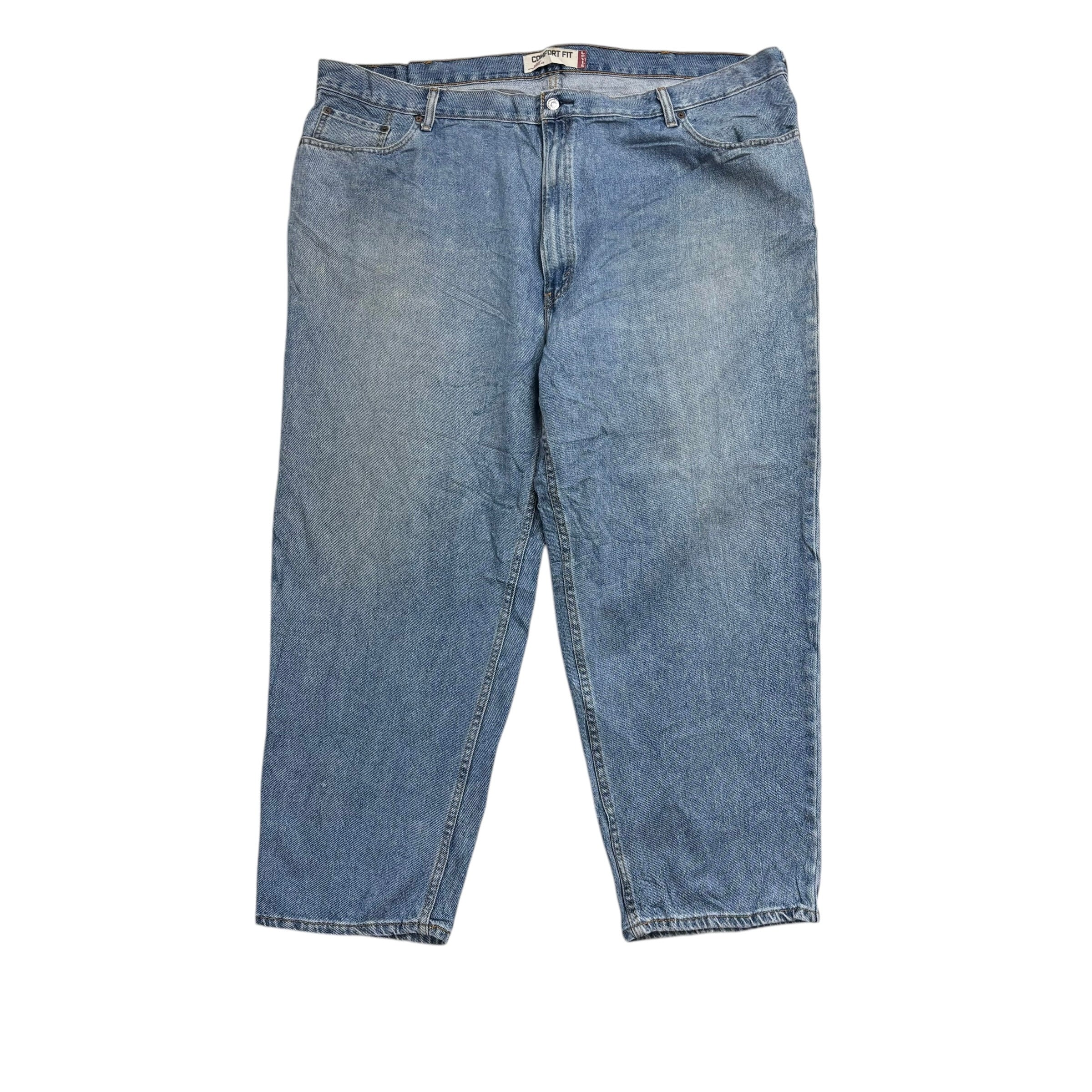 Levis 560 Jeans W50 L30 Mens Light Blue Baggy Relaxed Comfort Fit Vintage Denim
