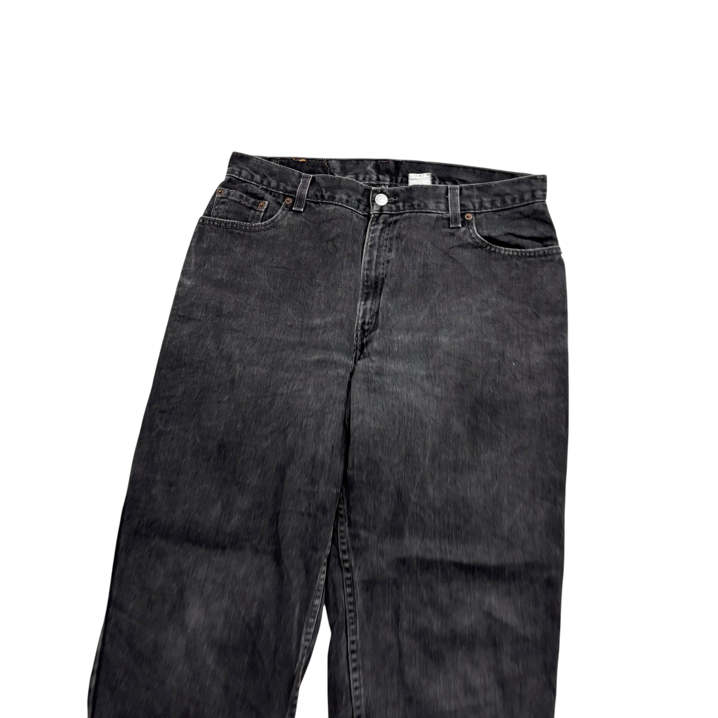 Levis 550 Jeans W33 L30 Womens Black Relaxed Taper Vintage USA Made