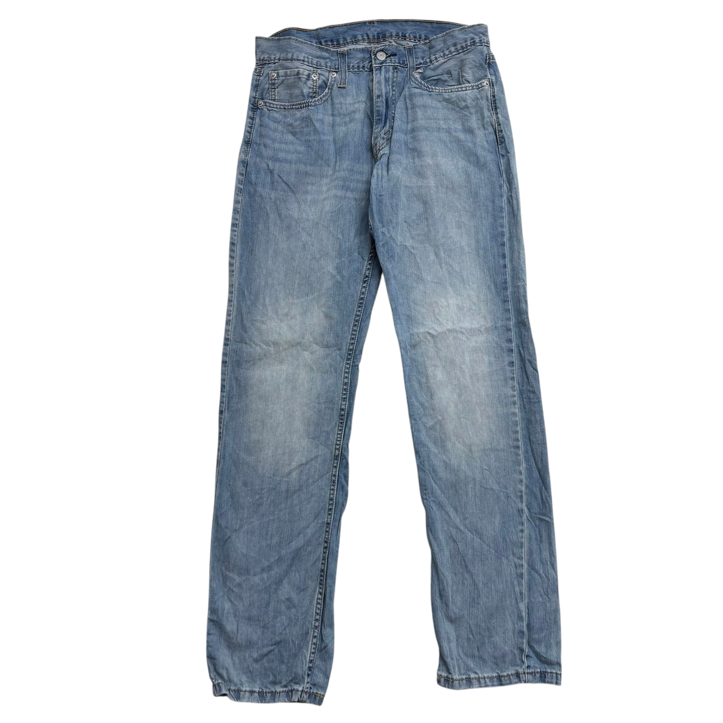 Levis 559 Jeans W33 L34 Mens Light Blue Relaxed Straight Fit Denim (E)