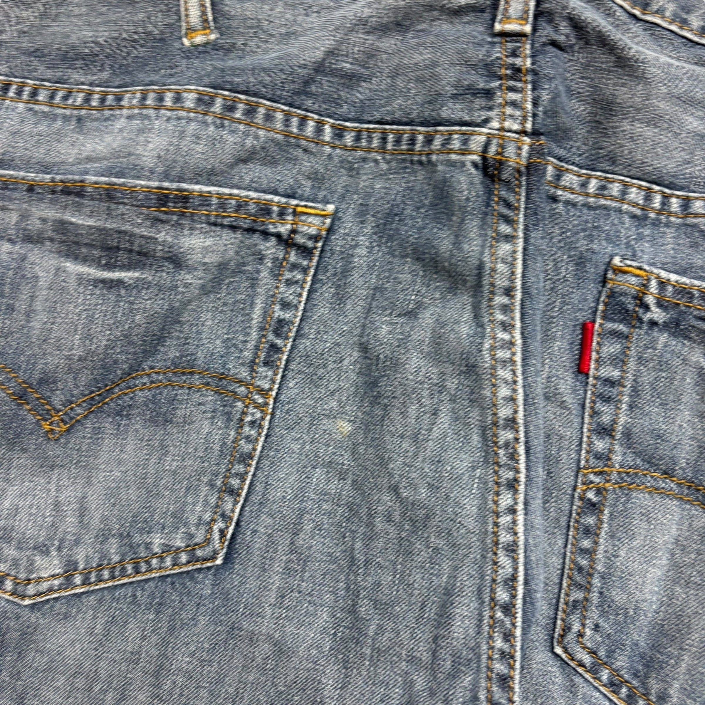 Levis 569 Jeans W40 L32 Mens Dark Blue Baggy Relaxed Straight Fit Denim