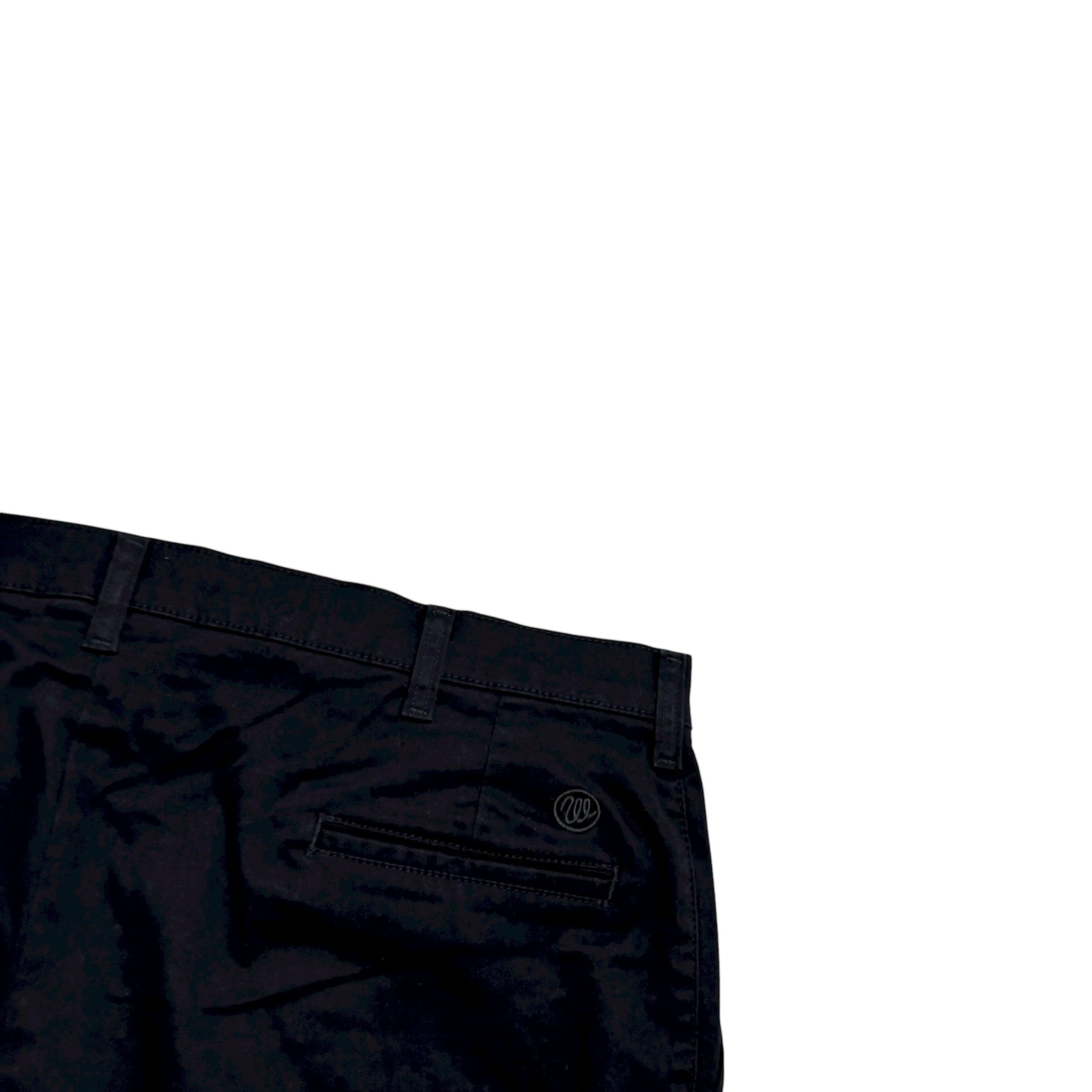Wrangler Trousers W40 L30 Mens Black Relaxed Straight Fit Stretch (E)