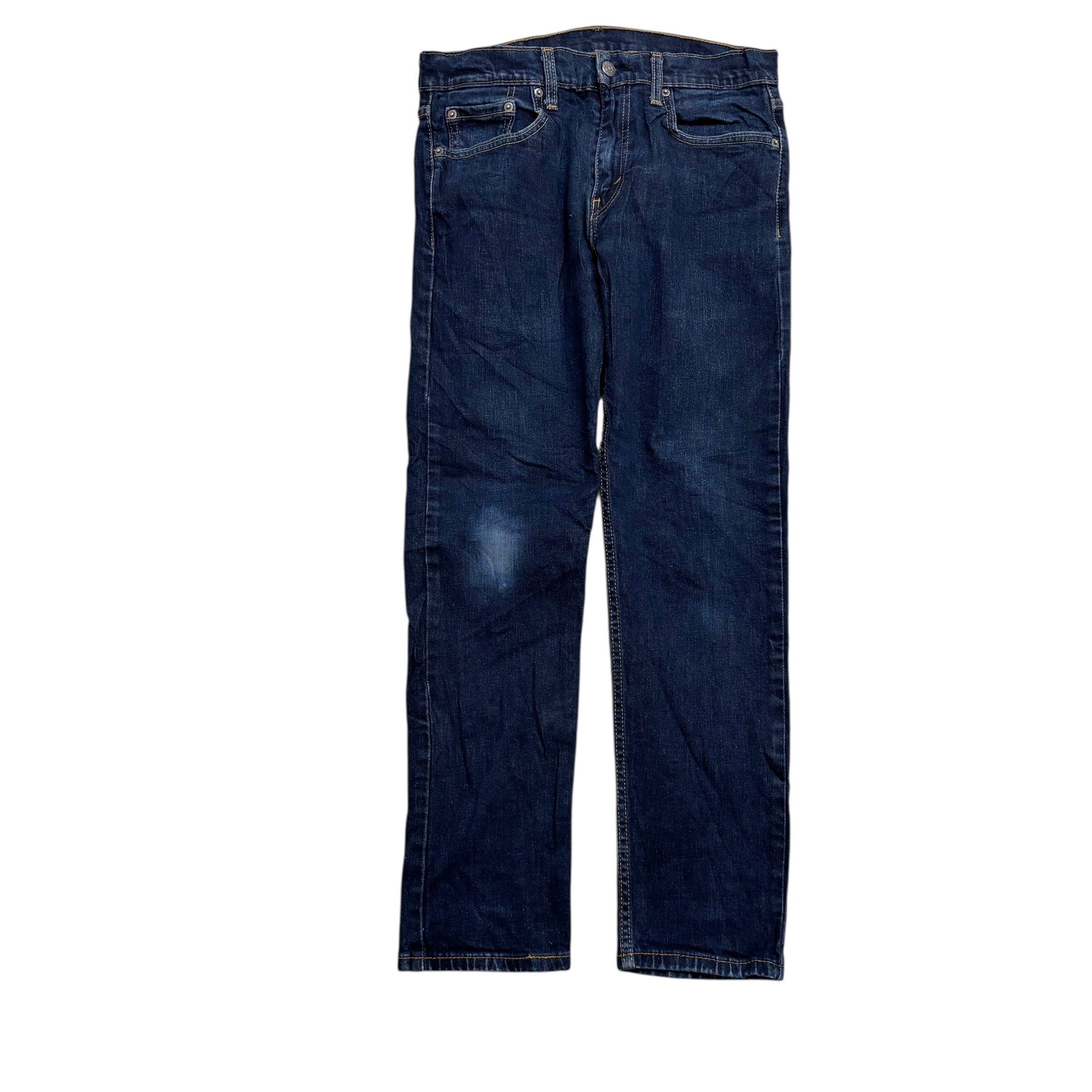 Levis 502 Jeans W30 L28 Mens Dark Blue Slim Fit Stretch Denim