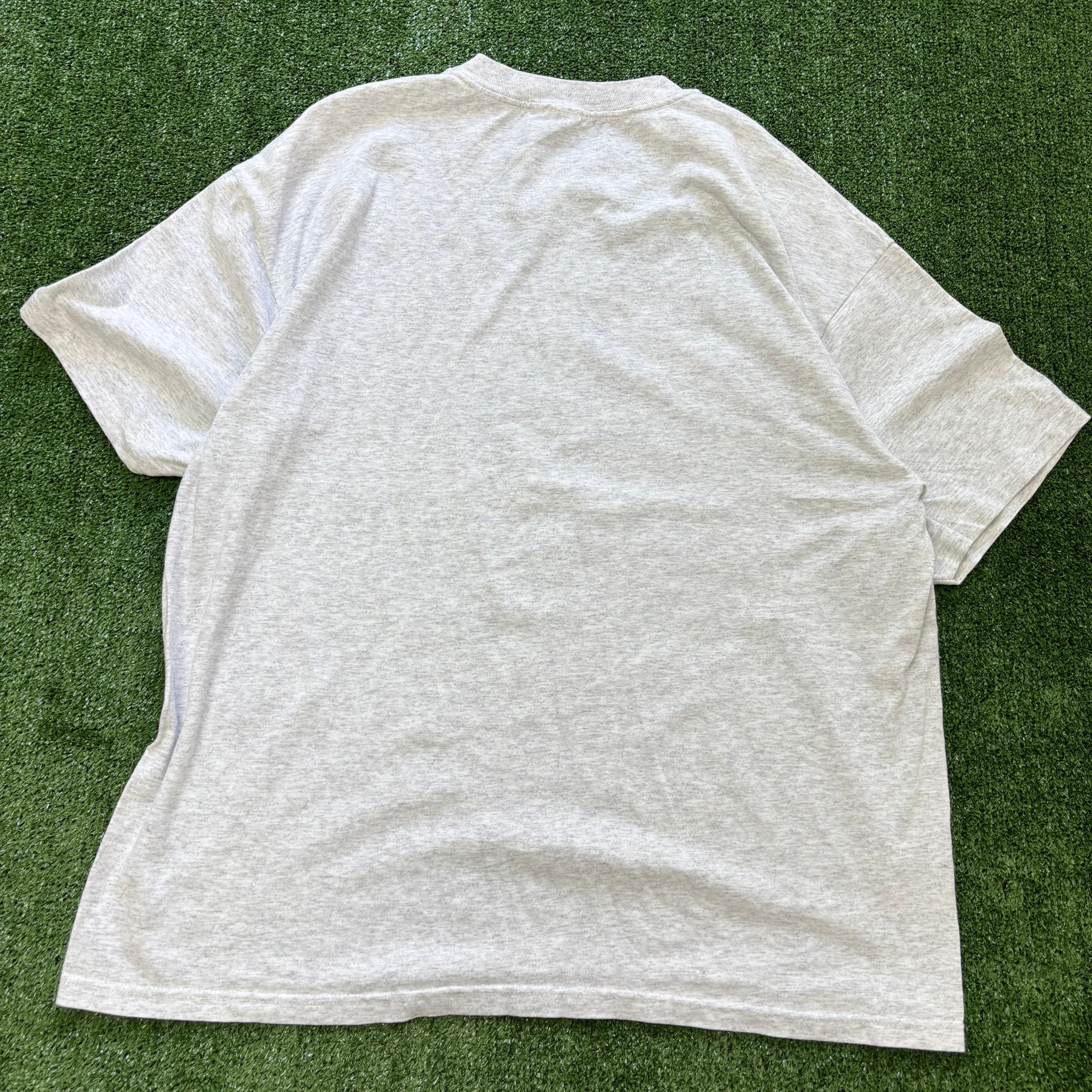 Vintage T Shirt Mens XL Grey Single Stitch Graphic Print 90s USA (E)