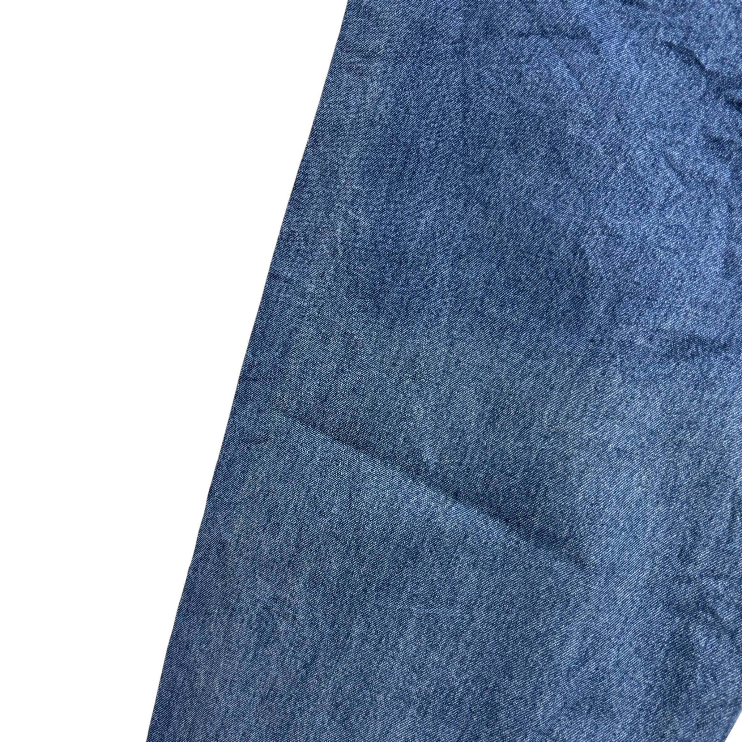 Levis 560 Jeans W50 L32 Mens Mid Blue Baggy Relaxed Comfort Fit Denim (E)