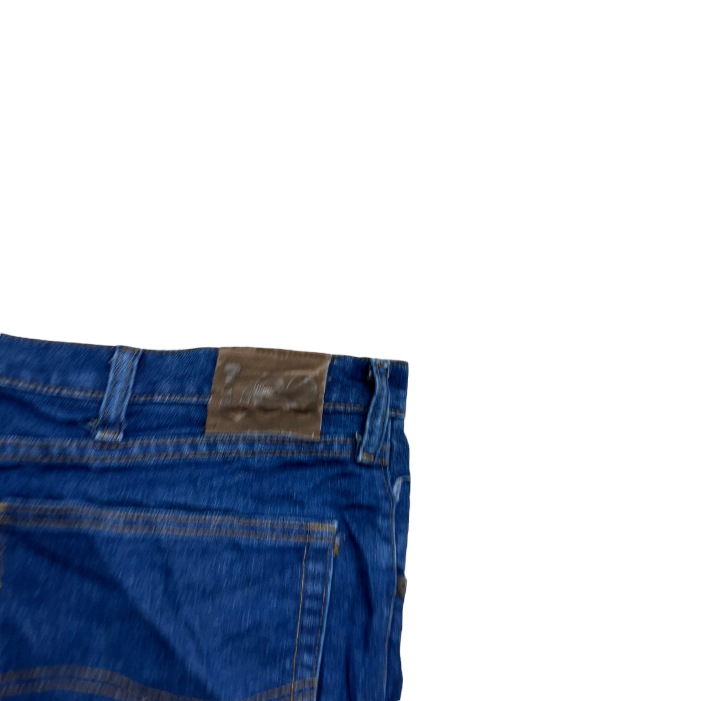 Lee Jeans W48 L26 Mens Mid Blue Regular Straight Fit Vintage Denim (E)