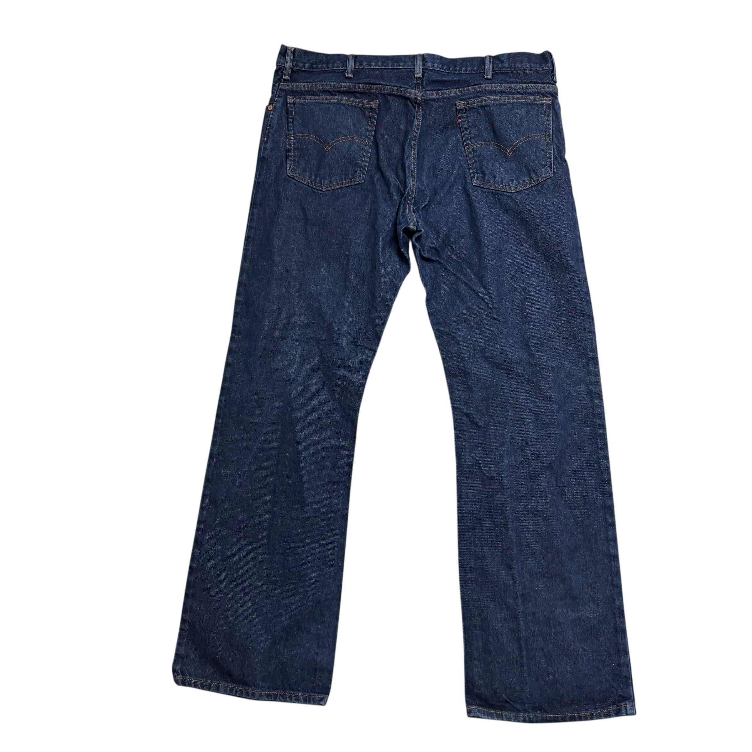 Levis 517 Jeans W42 L36 Mens Dark Blue Regular Bootcut Fit Denim